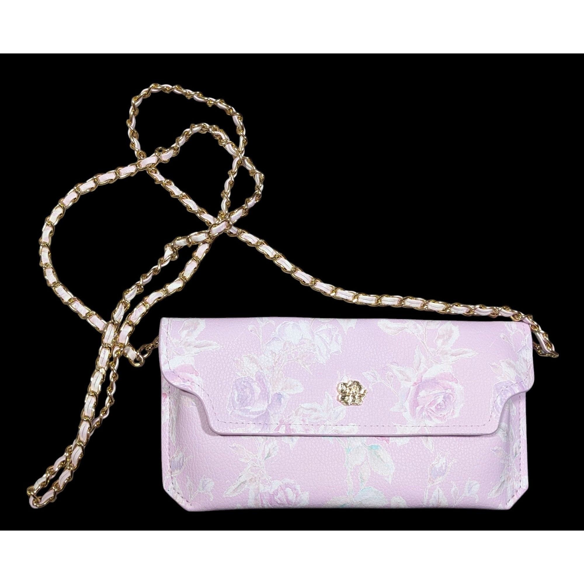 LoveShackFancy LoveShackFancy Coquette Pink Floral Mini Crossbody Bag Size ONE SIZE - 1 Thumbnail