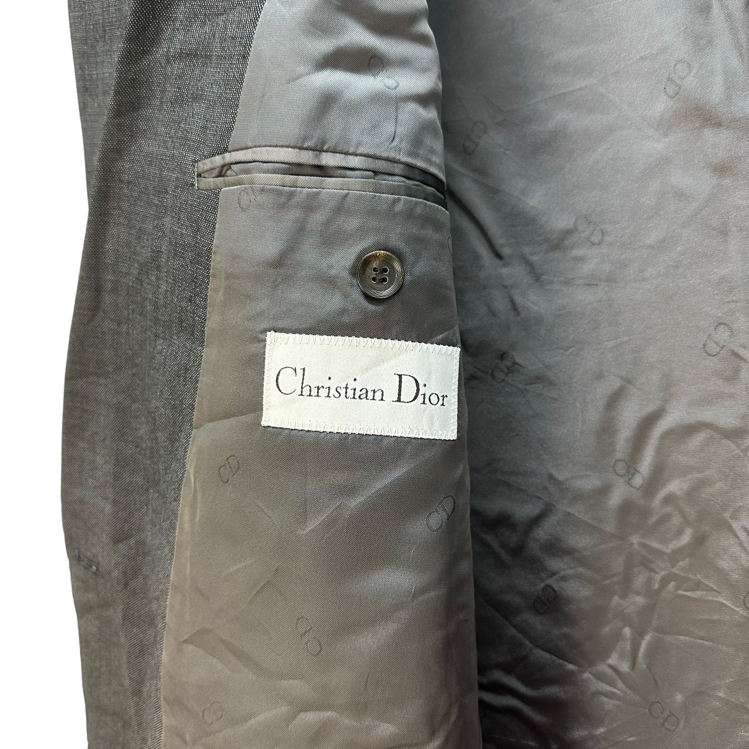 Christian Dior Monsieur CHRISTIAN DIOR DOUBLE BREASTED SUIT JACKET #8298-002 Size 44R - 7 Thumbnail