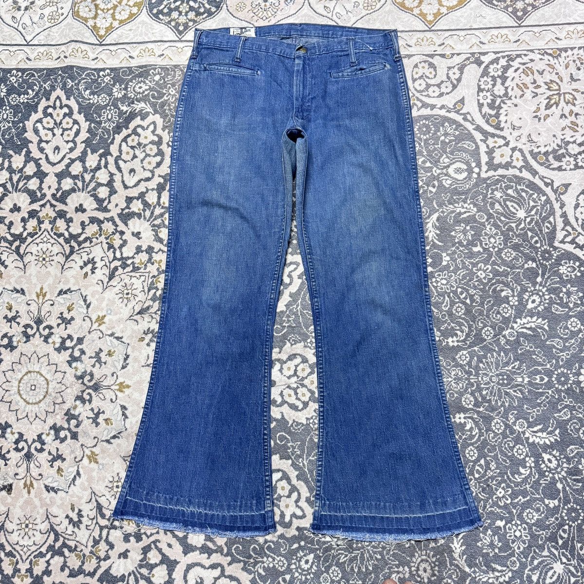 Vintage Vintage 70s Land Lubber Denim Bell Bottom Pants Size US 32 / EU 48 - 21 Thumbnail