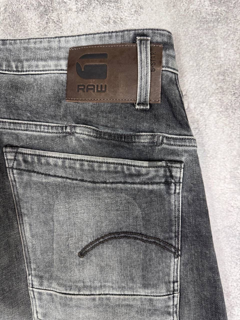 G-Star G-Star Raw Scutar 3D Slim Tapered Men Grey Denim Jeans Pants Size US 32 / EU 48 - 3 Thumbnail