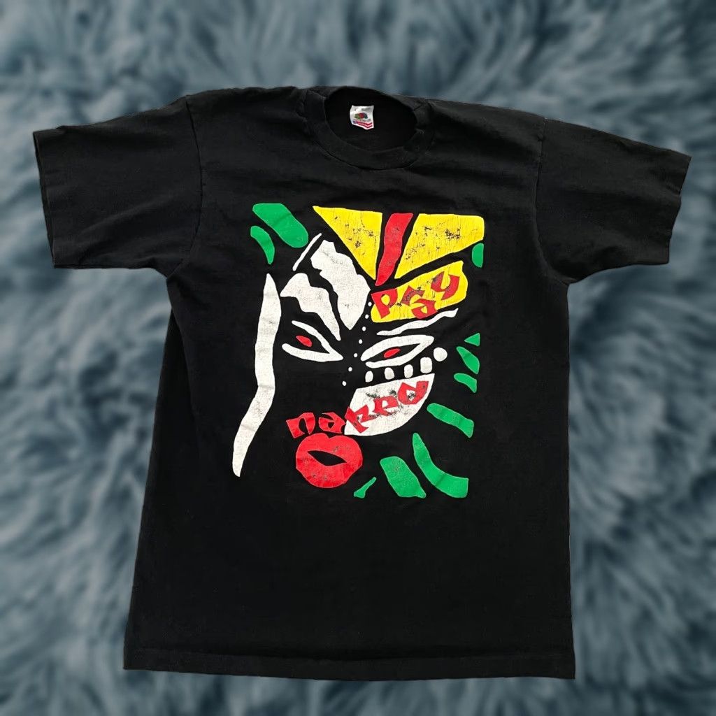 Fruit Of The Loom VINTAGE The Seventy Sevens Shirt Adult Large Black Pray Naked Rock Band Mens 90s Size US L / EU 52-54 / 3 - 1 Thumbnail