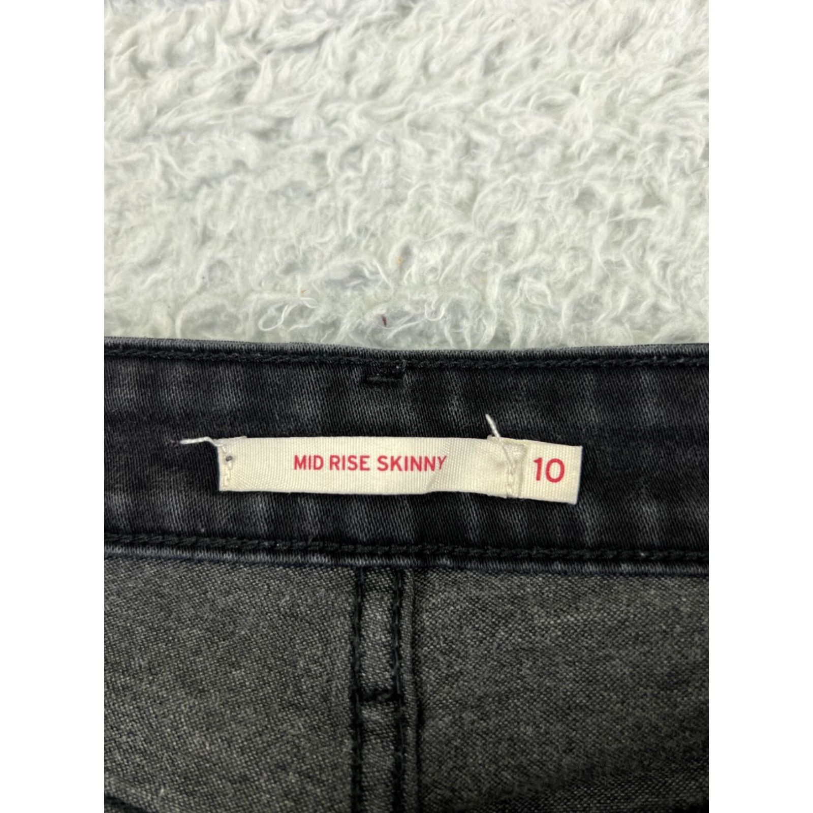 Levi's Levi's Jeans Women Black Denim Mid Skinny 29x28 Cotton Blend 10 Regular Size 32" / US 10 / IT 46 - 6 Thumbnail