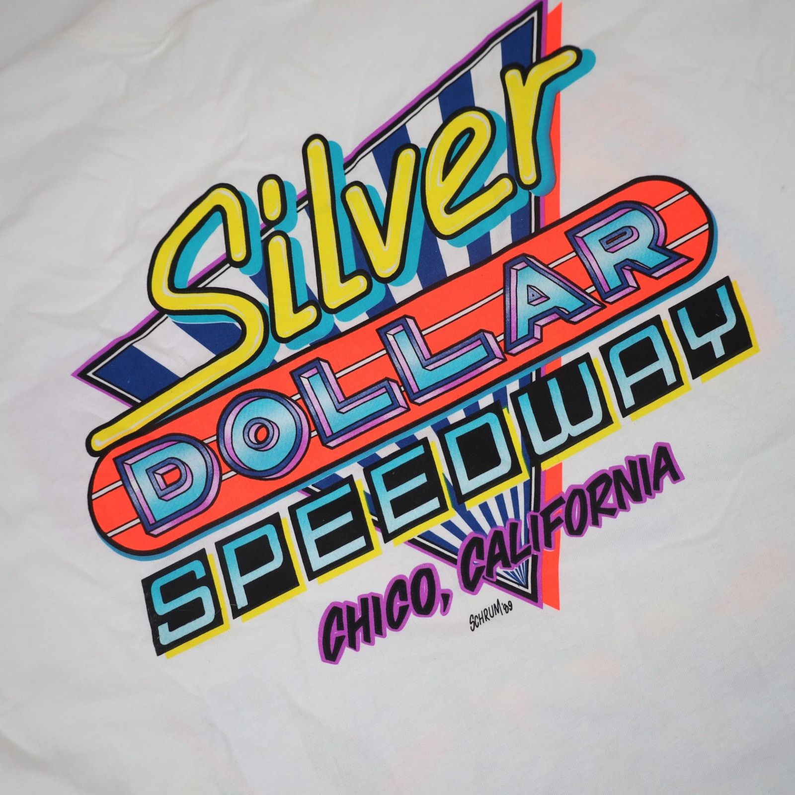 Vintage VTG 1995 Silver Dollar Speedway Gold Cup Sprint Car T Size US XL / EU 56 / 4 - 12 Thumbnail