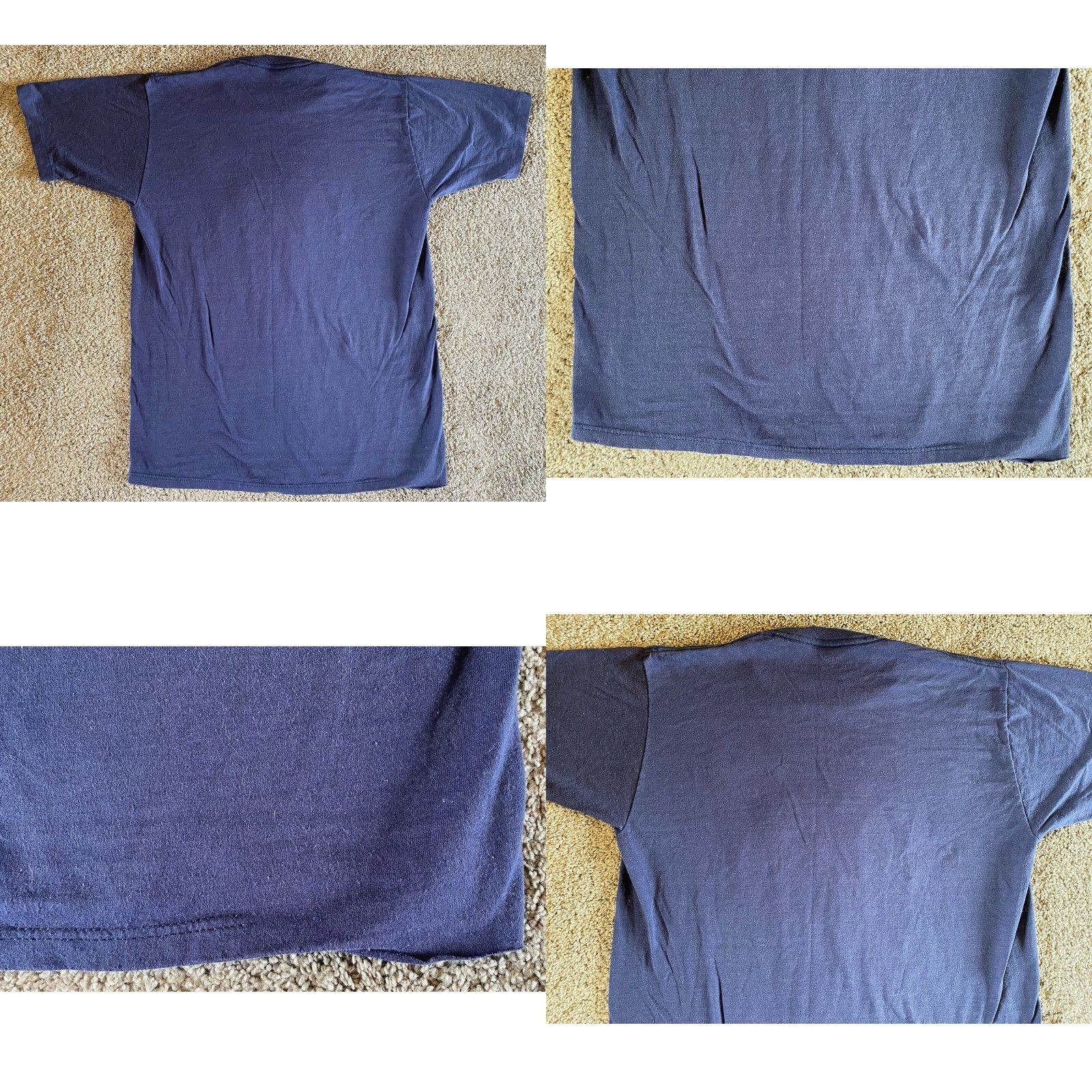 Jerzees VINTAGE Jerzees Super T Shirt Men’s L Short Sleeve USA 90s 80s Blue Logo Shirt Mens Size US L / EU 52-54 / 3 - 9 Thumbnail