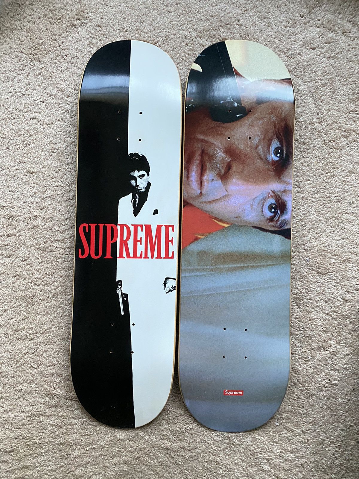 Supreme Supreme Scarface skate deck set of 2 authentic Size ONE SIZE - 14 Thumbnail