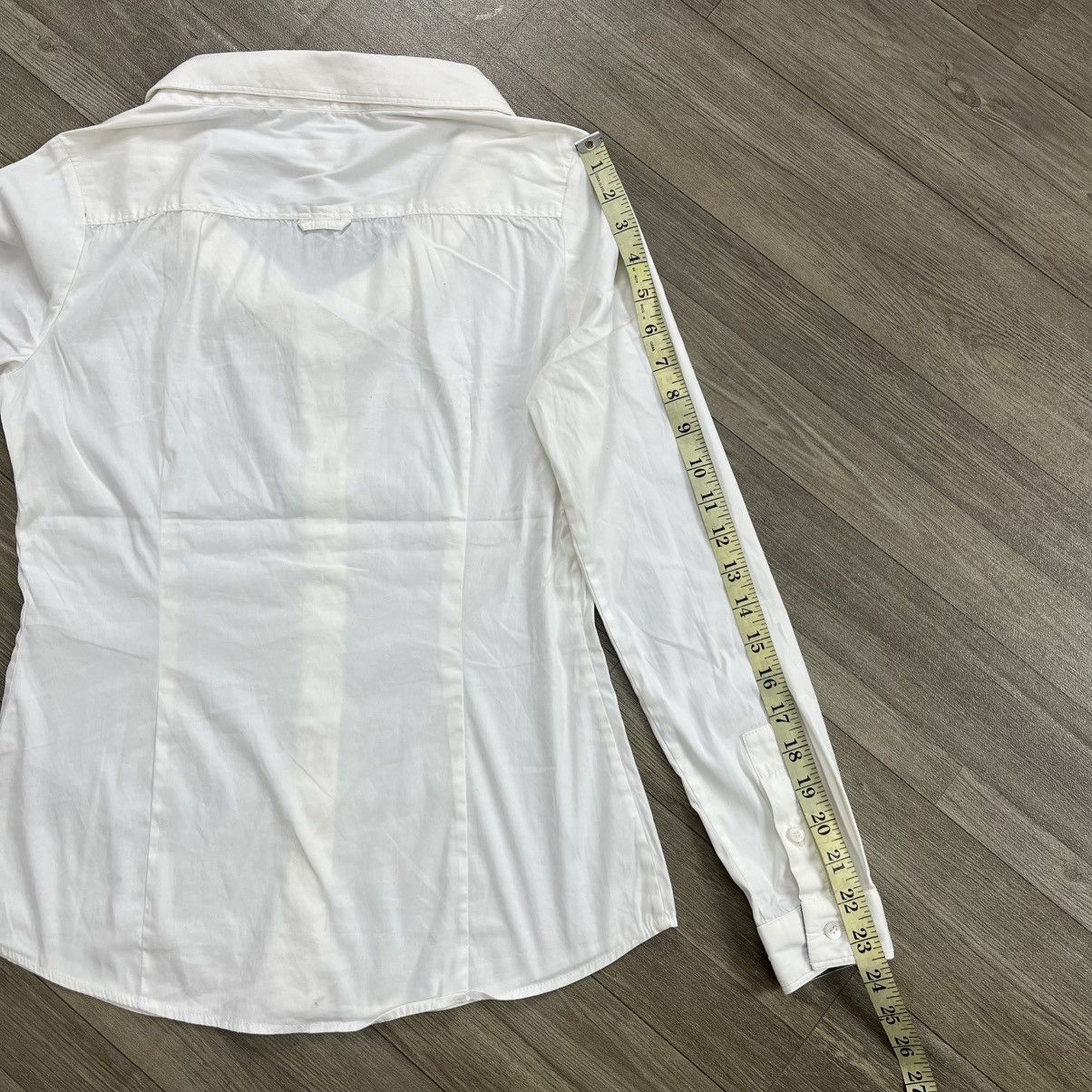 Burberry Burberry London Nova Check White Collared Long Sleeve Shirt Size XS / US 0-2 / IT 36-38 - 17 Thumbnail