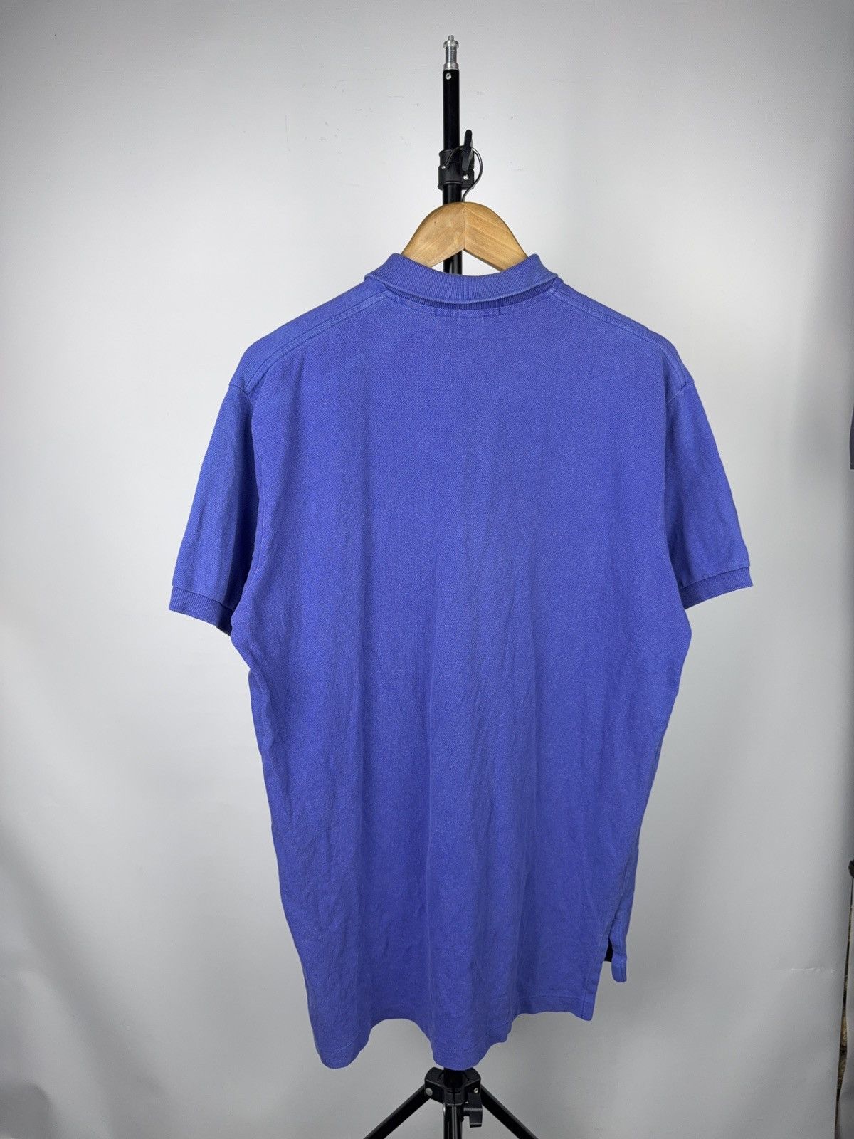 Polo Ralph Lauren Retro 90s Polo Ralph Lauren Faded Blue Polo Shirt Classic M Size US M / EU 48-50 / 2 - 8 Thumbnail