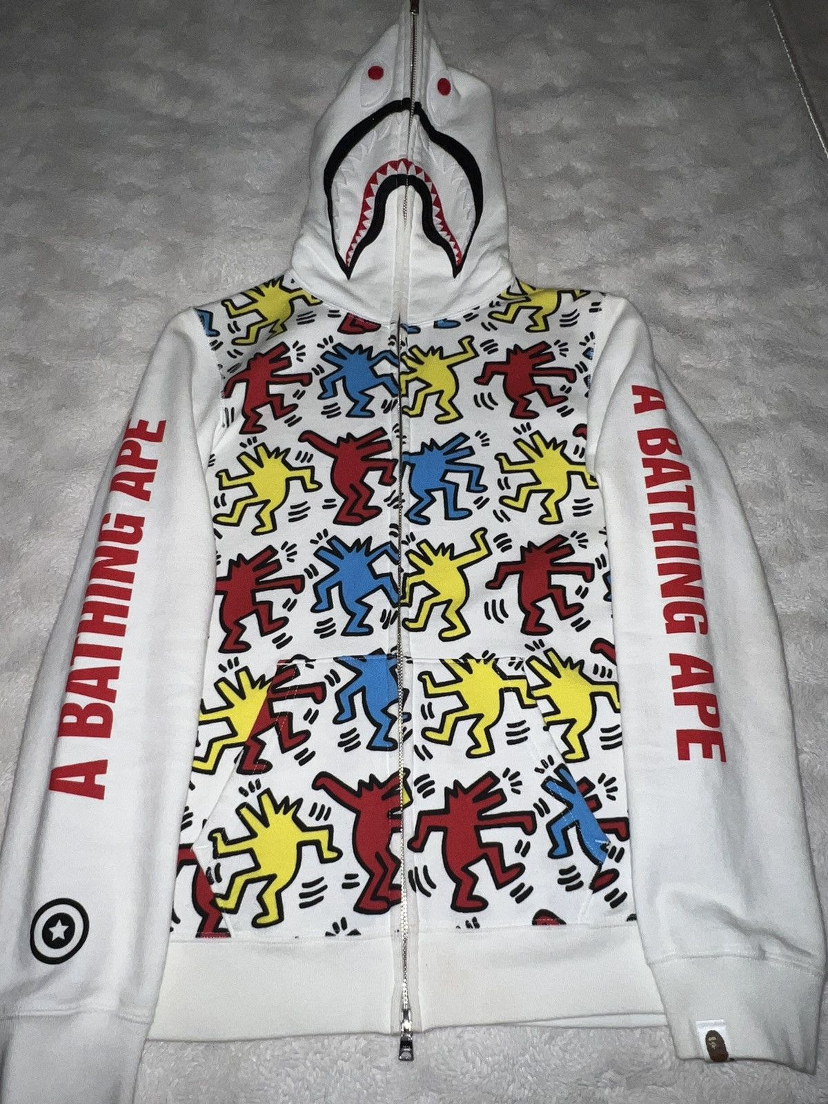 Bape keith cheap haring hoodie