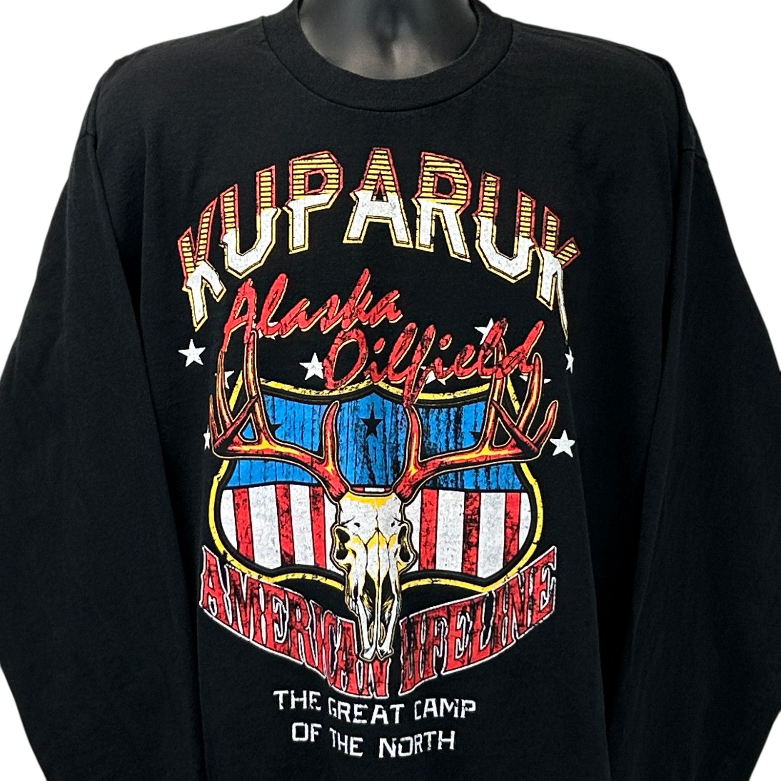 Other Kuparuk River Alaska Oilfield T Shirt Long Sleeve XL X-Large Size US XL / EU 56 / 4 - 1 Thumbnail