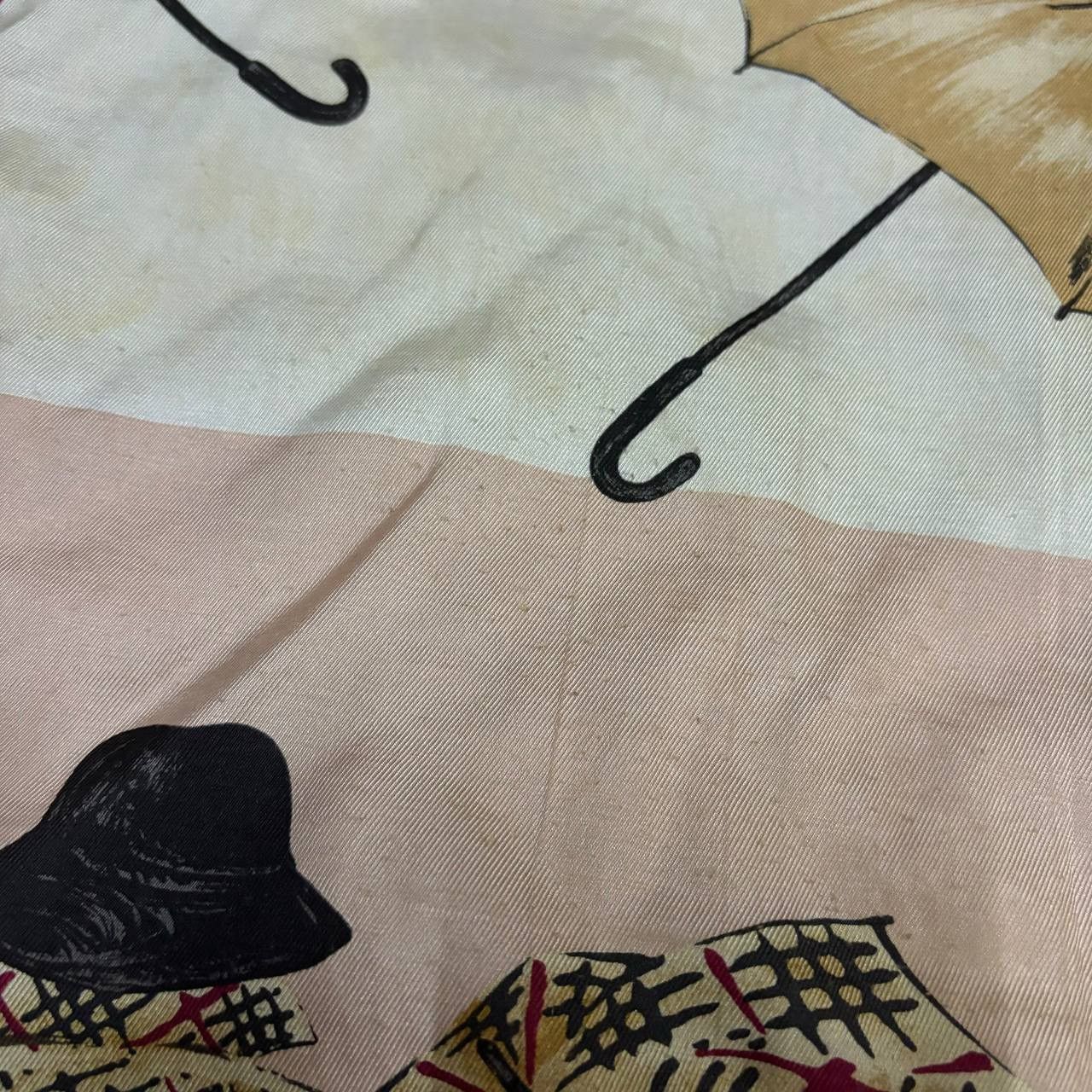 Burberry Burberry Silk Scarf Iconic Check Pattern Neckerchief Size ONE SIZE - 4 Thumbnail