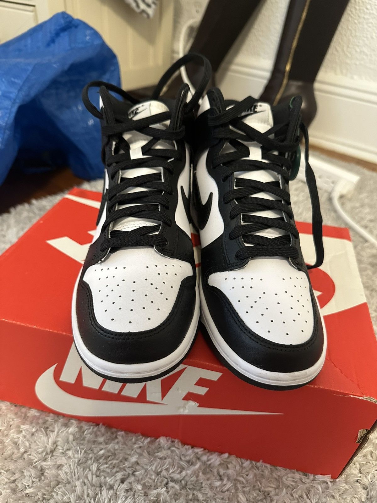 Nike Nike panda dunks high Size US 8 / EU 41 - 4 Thumbnail