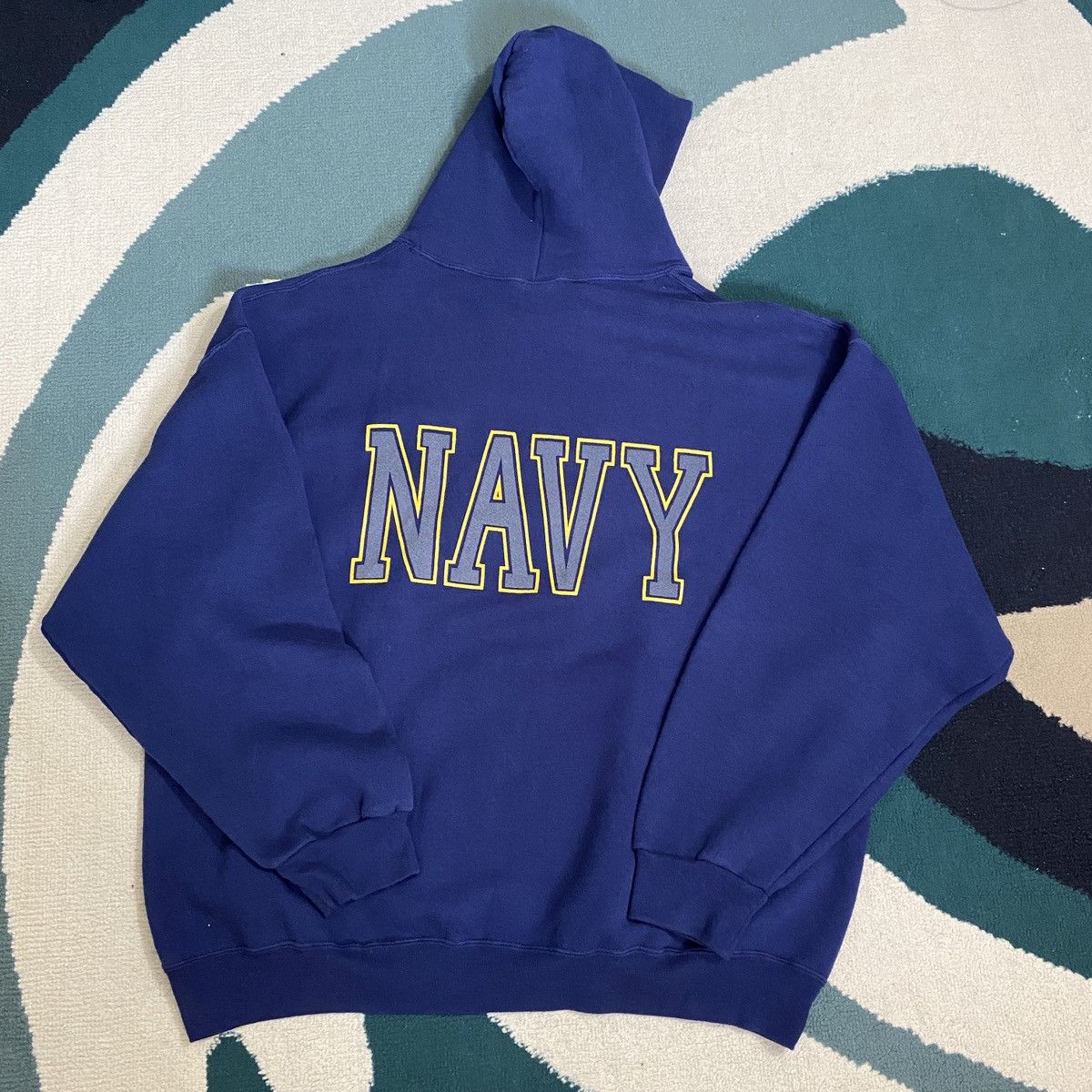 Japanese Brand US Navy Hoodie “ Jerry Lorenzo “ Size US XL / EU 56 / 4 - 4 Thumbnail