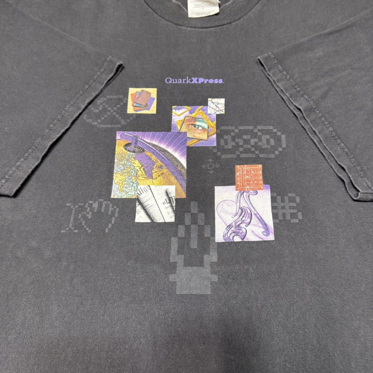 Vintage Vintage QuarkXPress Tech Computer 90s Internet Tshirt Size US XL / EU 56 / 4 - 6 Thumbnail