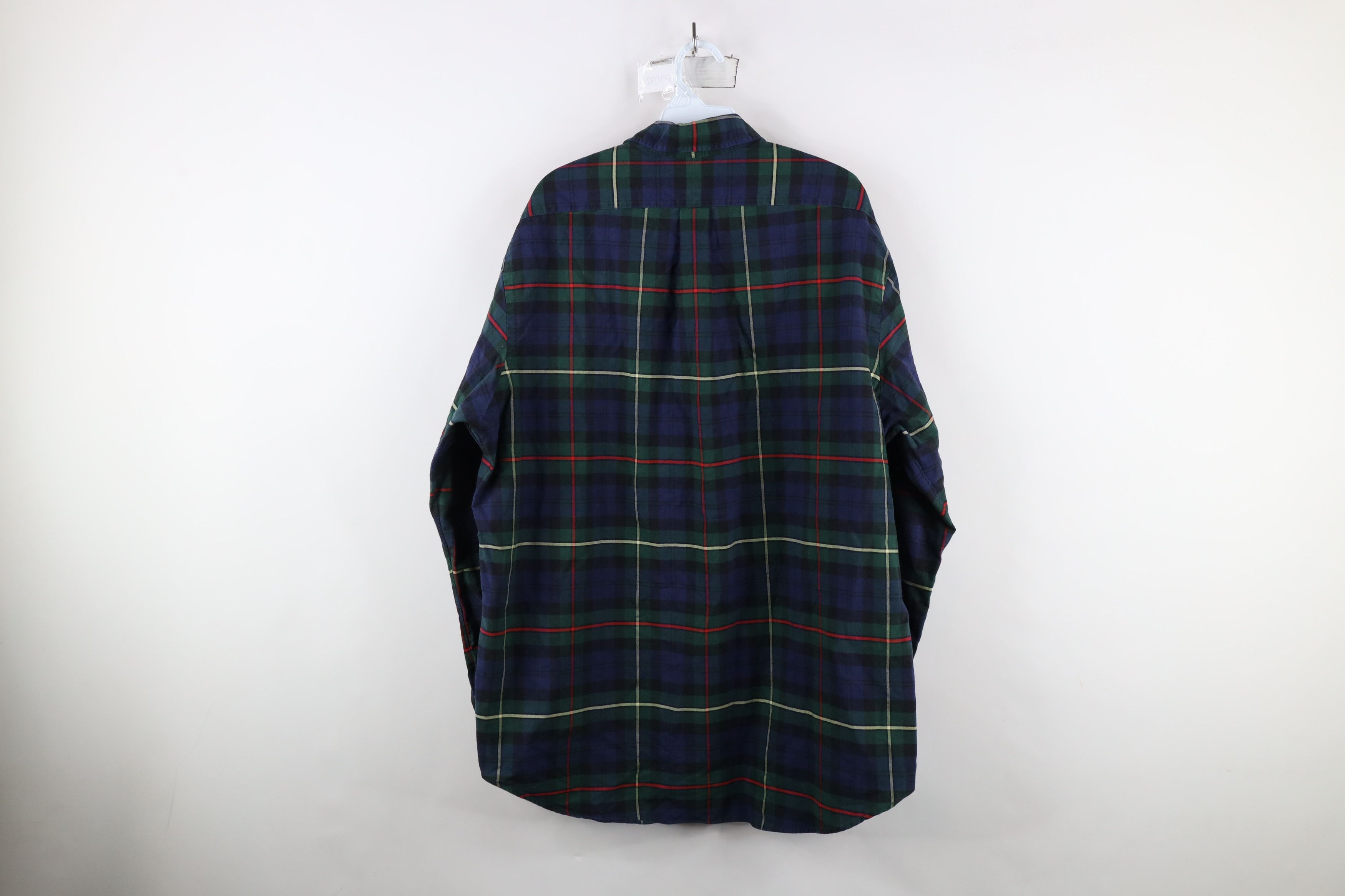 Ralph Lauren × Vintage Vintage Ralph Lauren Collared Button Down Shirt Plaid Size US XXL / EU 58 / 5 - 8 Thumbnail