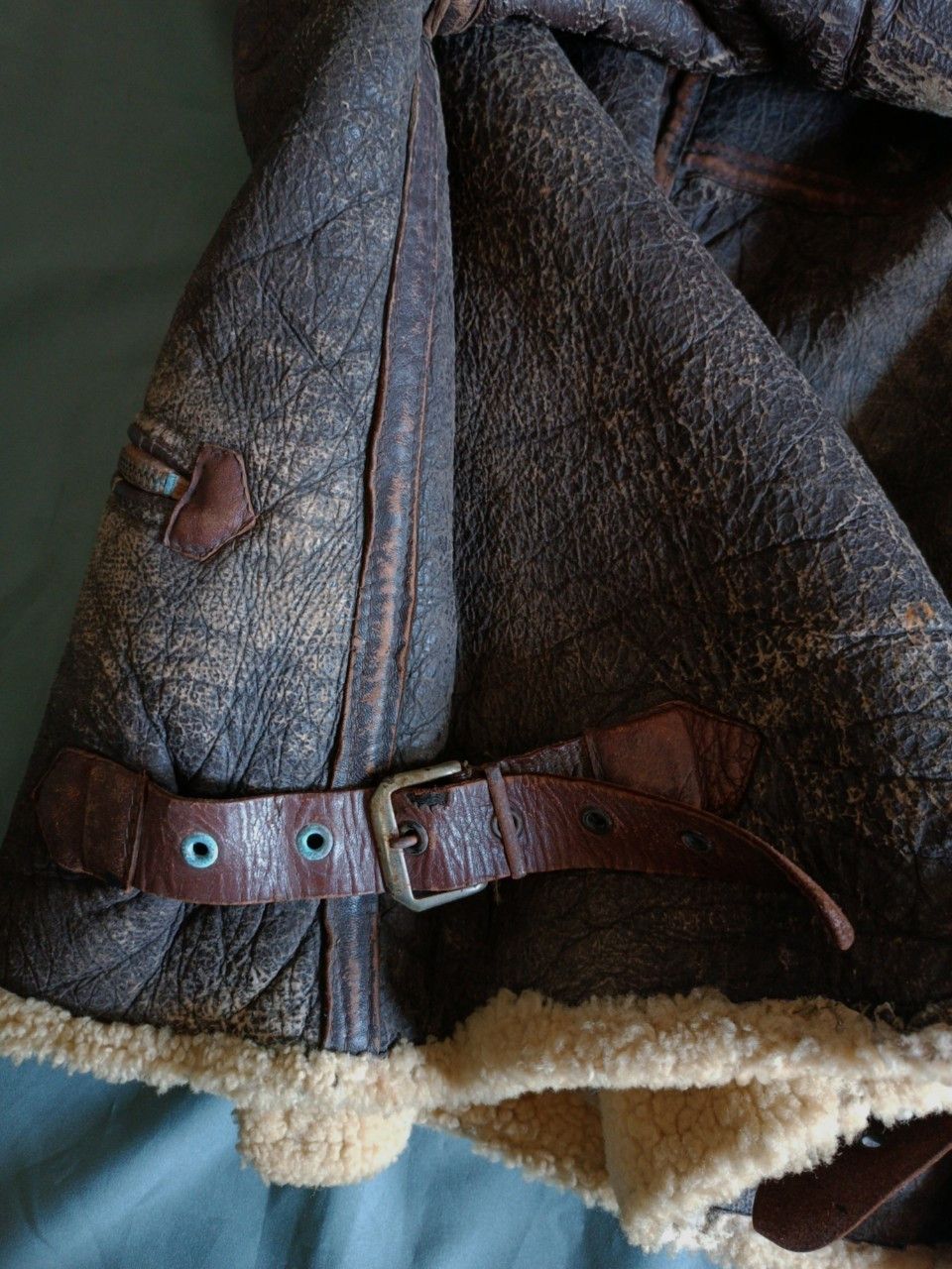 Other Vintage B-3 Sheepskin Shearling Flight Bomber Jacket. . Size US L / EU 52-54 / 3 - 8 Thumbnail