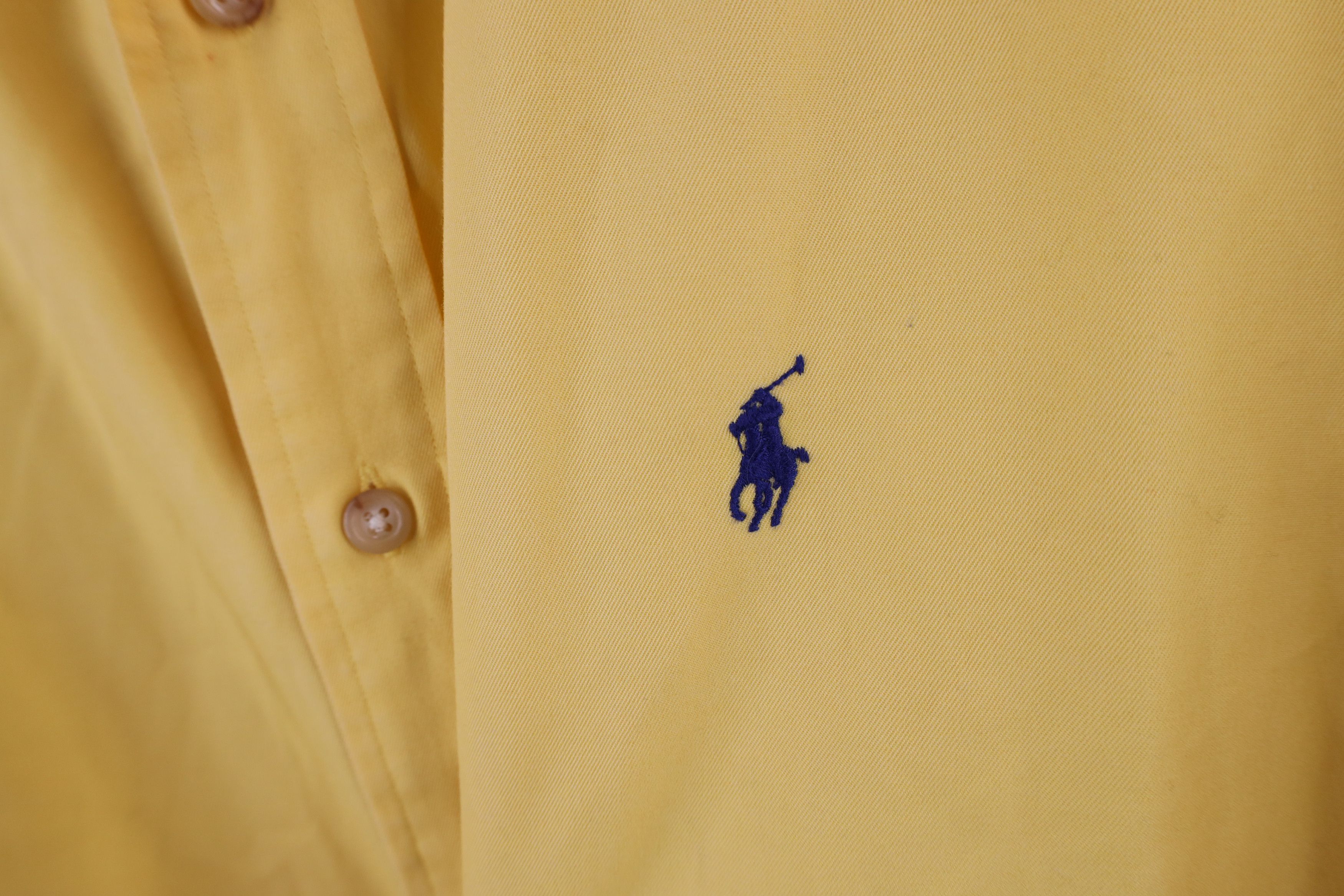 Polo Ralph Lauren Vintage 90s Ralph Lauren Fit Heavyweight Button Shirt Size US XXL / EU 58 / 5 - 4 Thumbnail