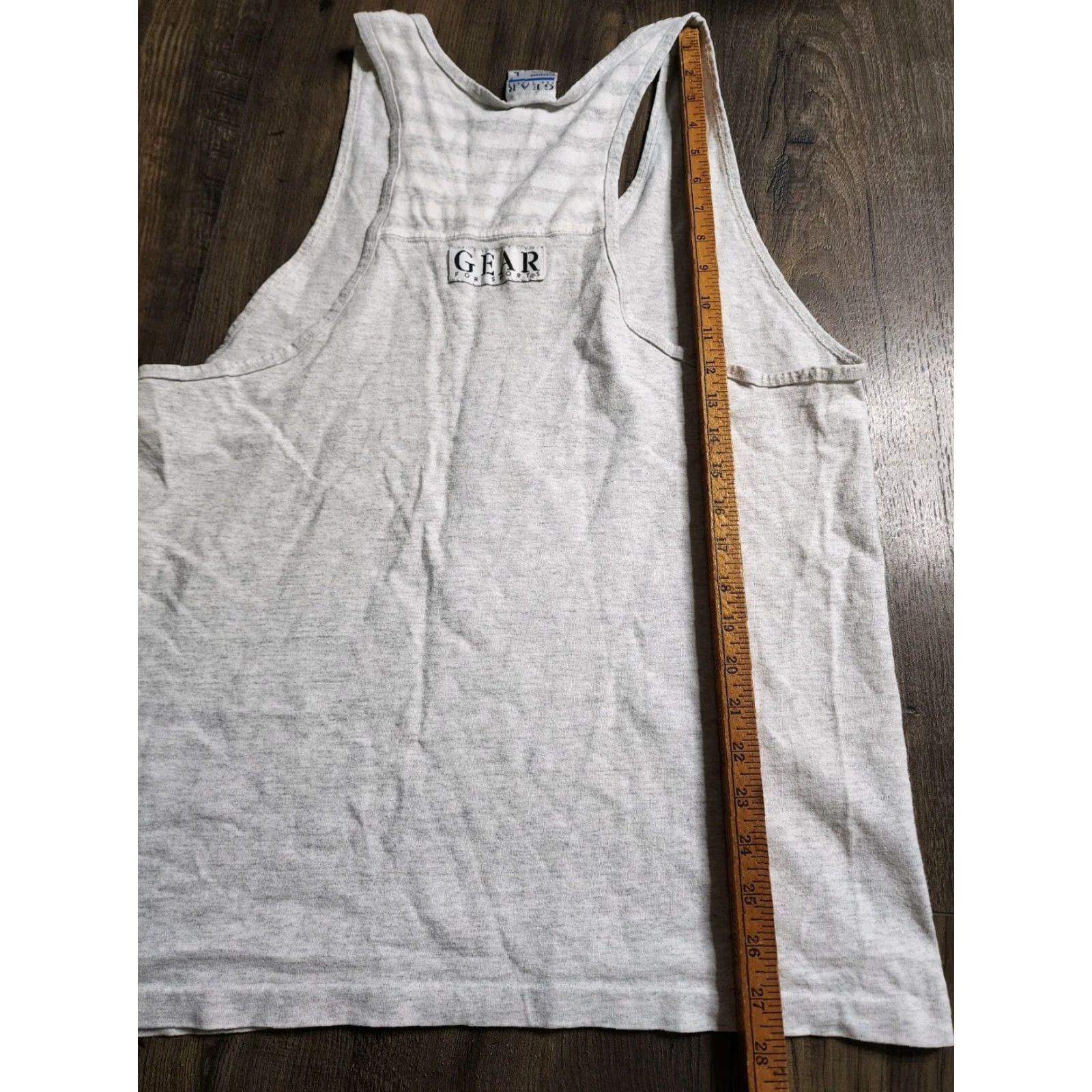 Vintage VINTAGE Gear for Sports Maui Hawaii Tank Top Unisex 1980s L Gray Sleeveless Graphic Tee Sportswear/Beach Mens Ladies Size US L / EU 52-54 / 3 - 2 Thumbnail