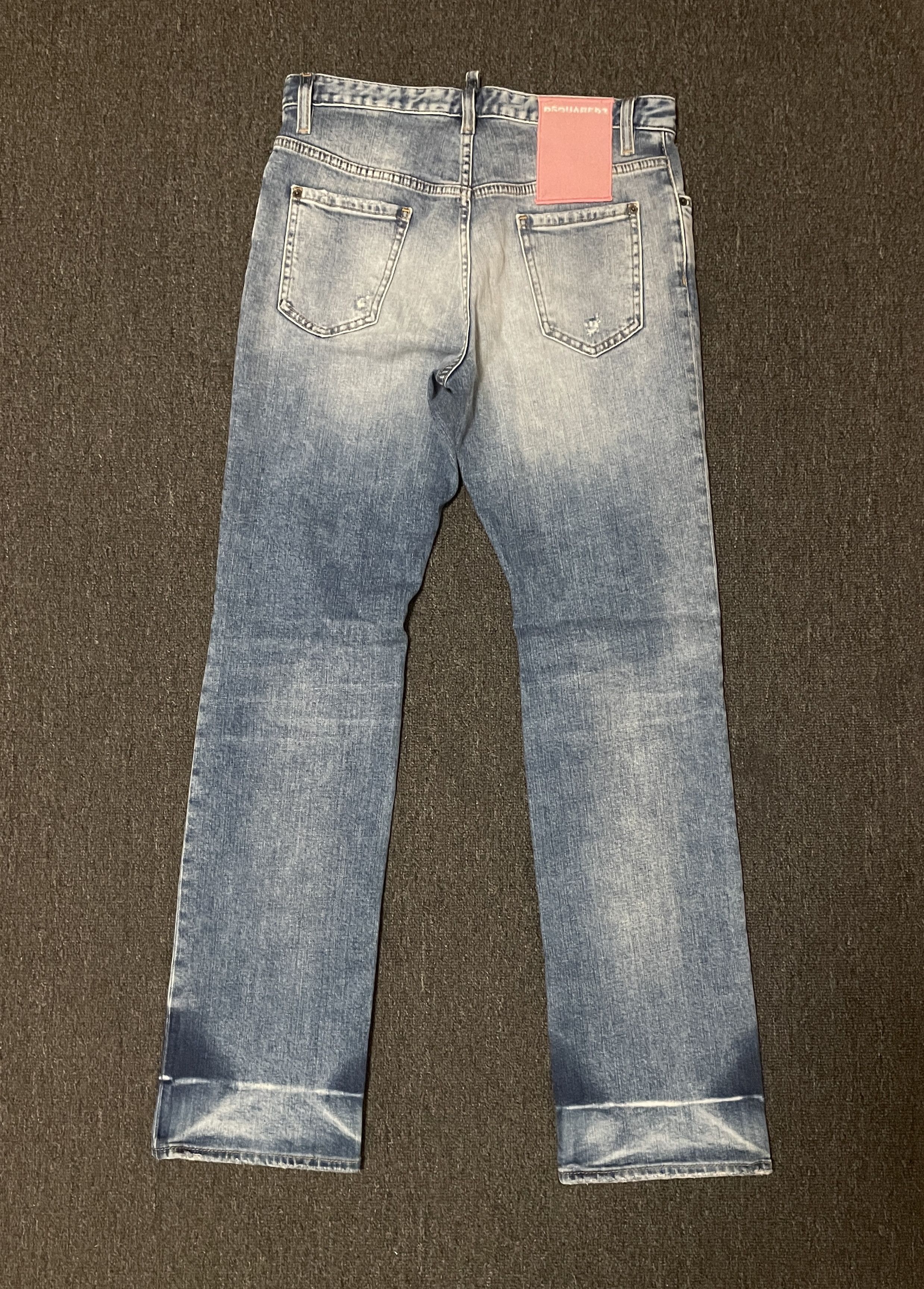 Dsquared2 Dsquared2 Mens Double Knee Destroyed flared Jeans Size 44/30 Size US 28 / EU 44 - 6 Thumbnail