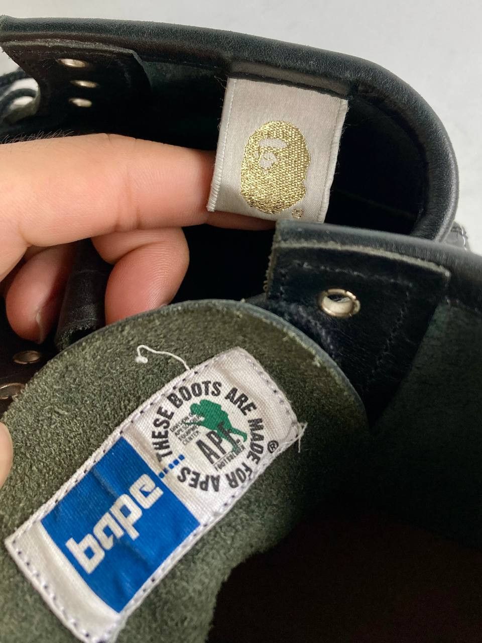 Bape OG 2009 Simple Soldier Black Camo Boots Size US 7.5 / EU 40-41 - 12 Thumbnail