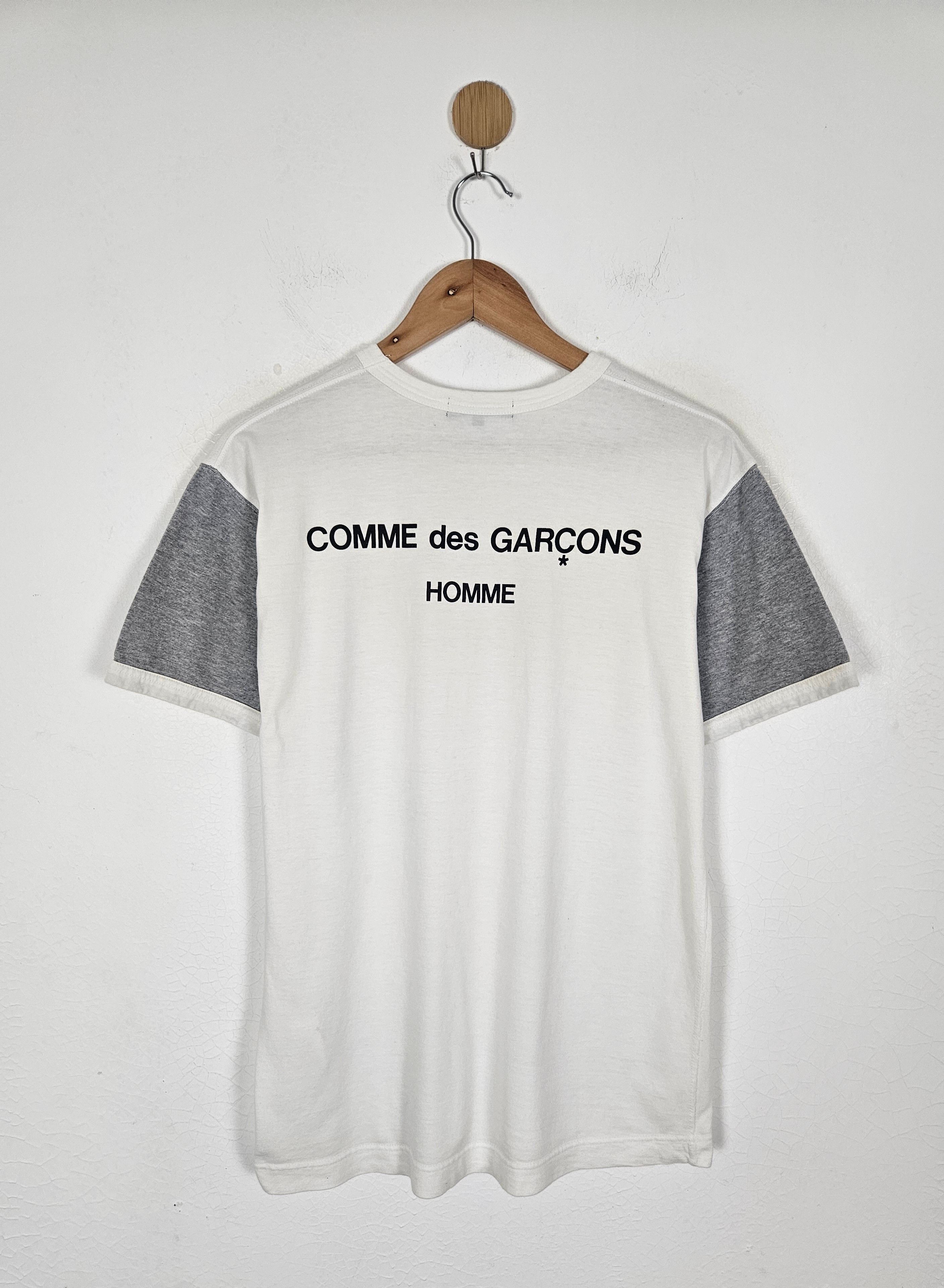 専用00s COMME des GARCONS HOMME t-shirt Comme des Garçons Homme Plus Mesh-Panelled T-shirt Black