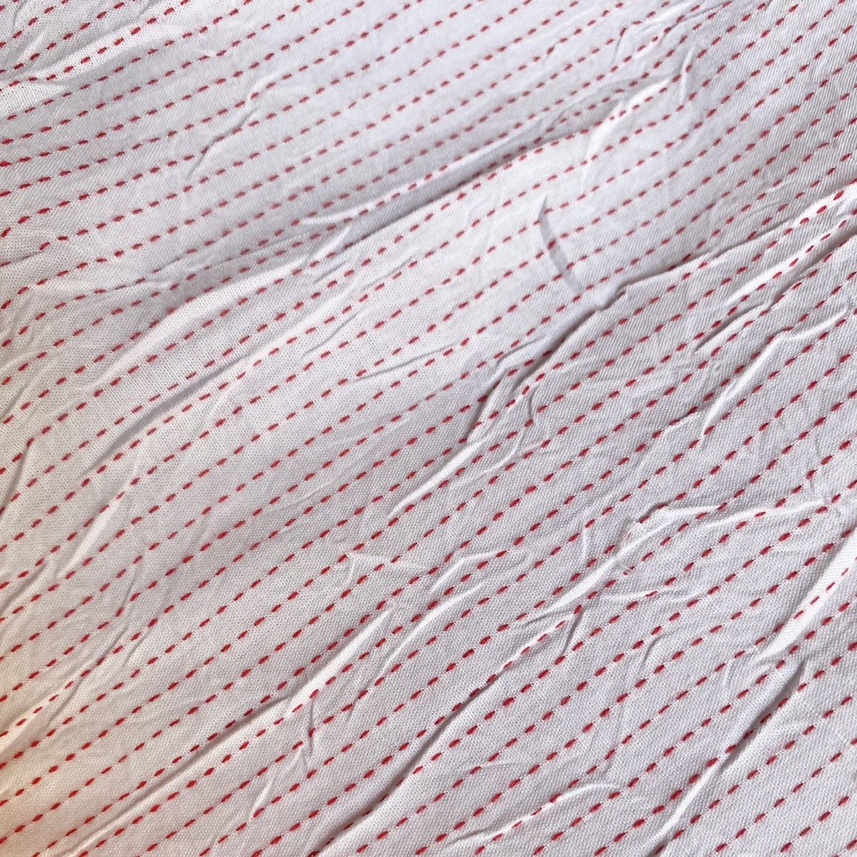 Issey Miyake Stripes Embroidered Wrinkle Oversize Shirt Size US M / EU 48-50 / 2 - 7 Thumbnail