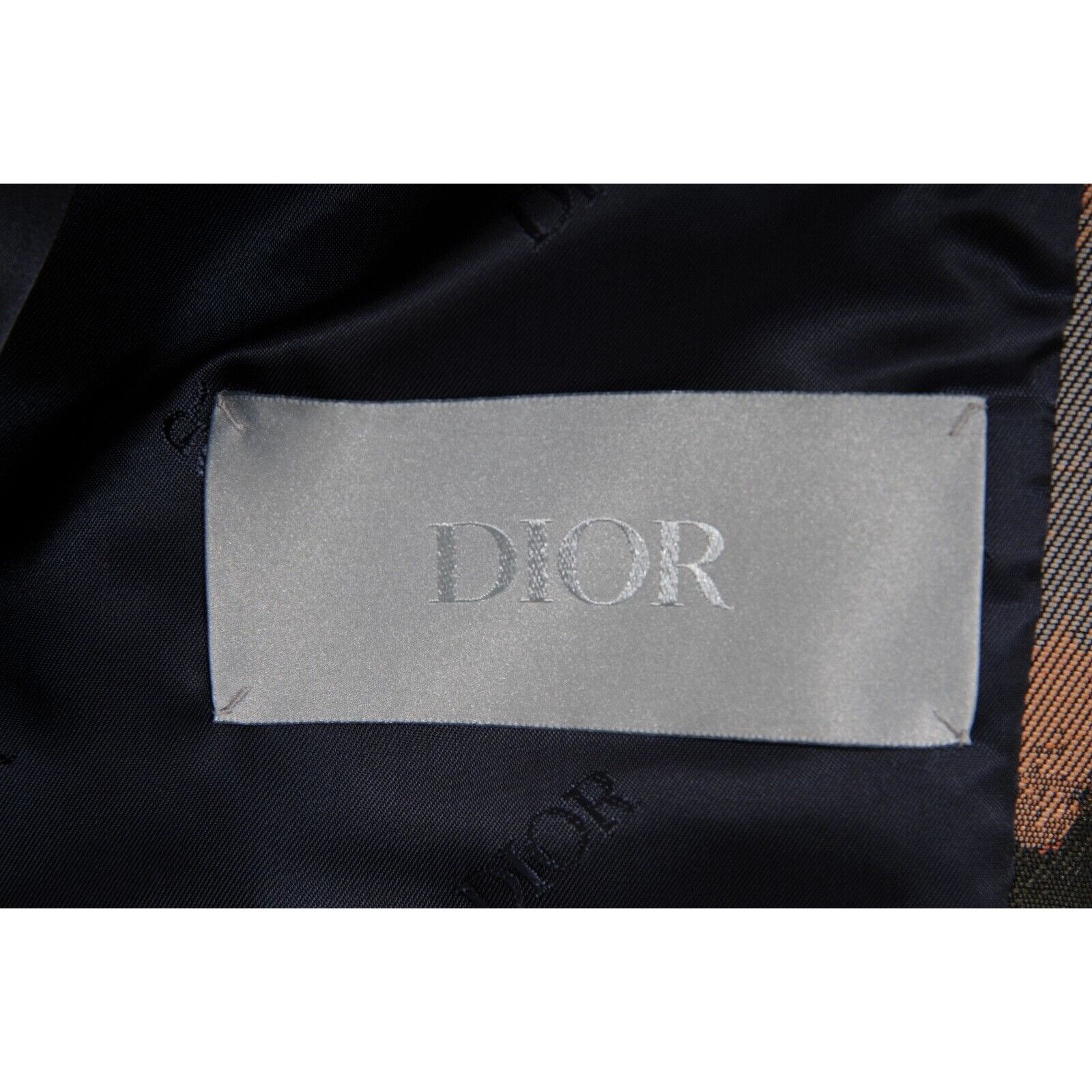 Dior Peter Doig Camouflage Woven Collared Bomber Jacket Size US L / EU 52-54 / 3 - 13 Thumbnail