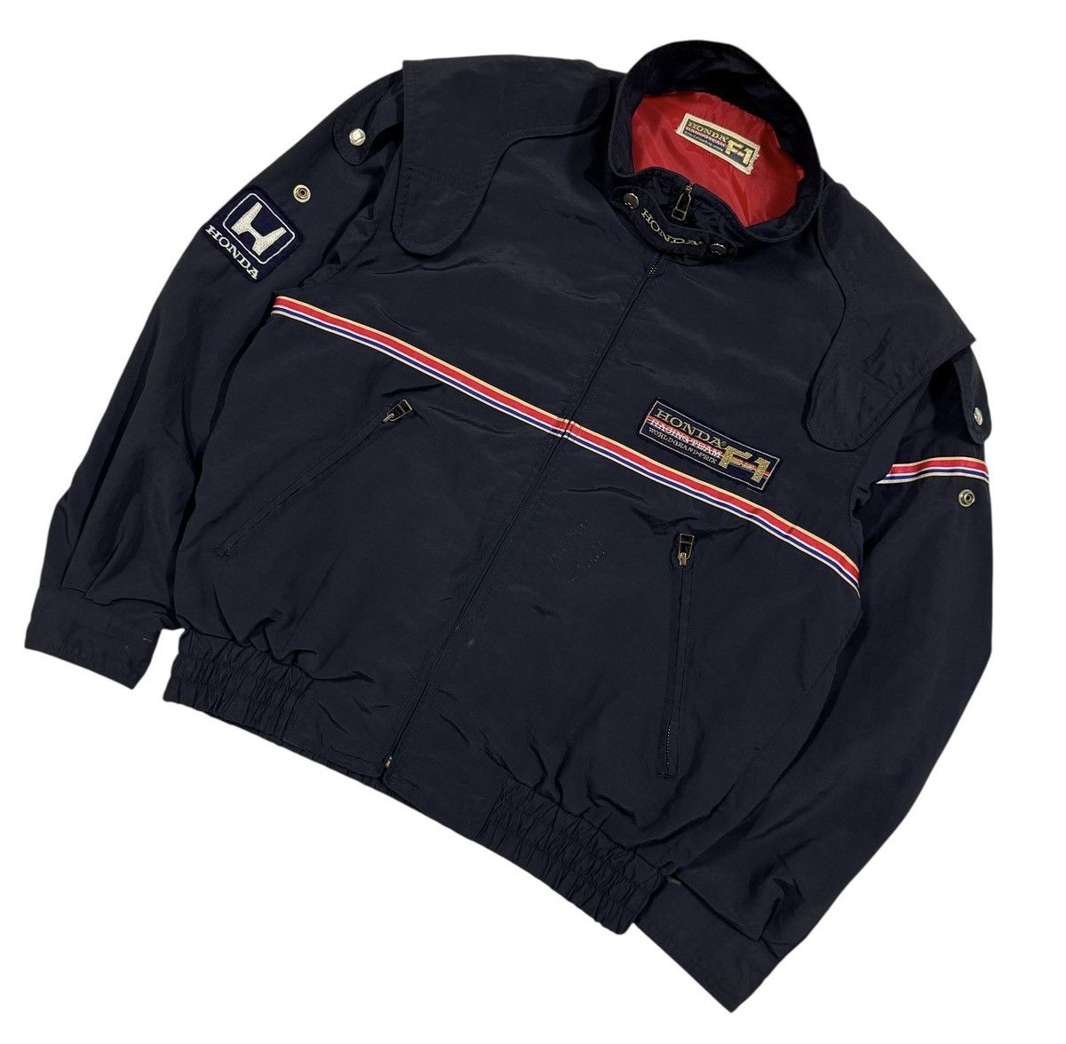 Honda Vtg🔥Honda F1 World Grand Prix Racing Team Jacket Size US L / EU 52-54 / 3 - 12 Thumbnail