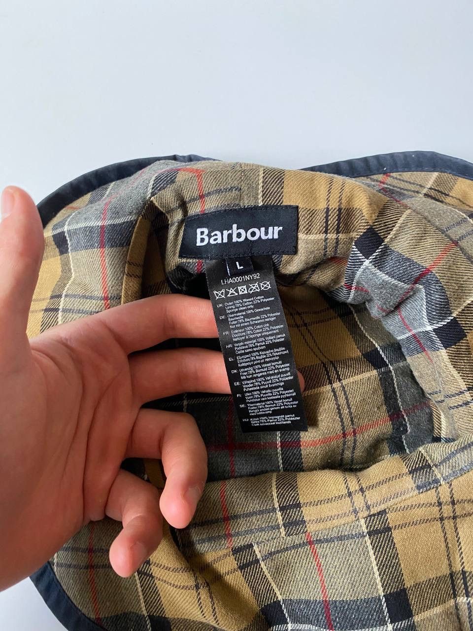 Barbour Vintage Hats Panama Barbour Wax Size L Size ONE SIZE - 5 Thumbnail