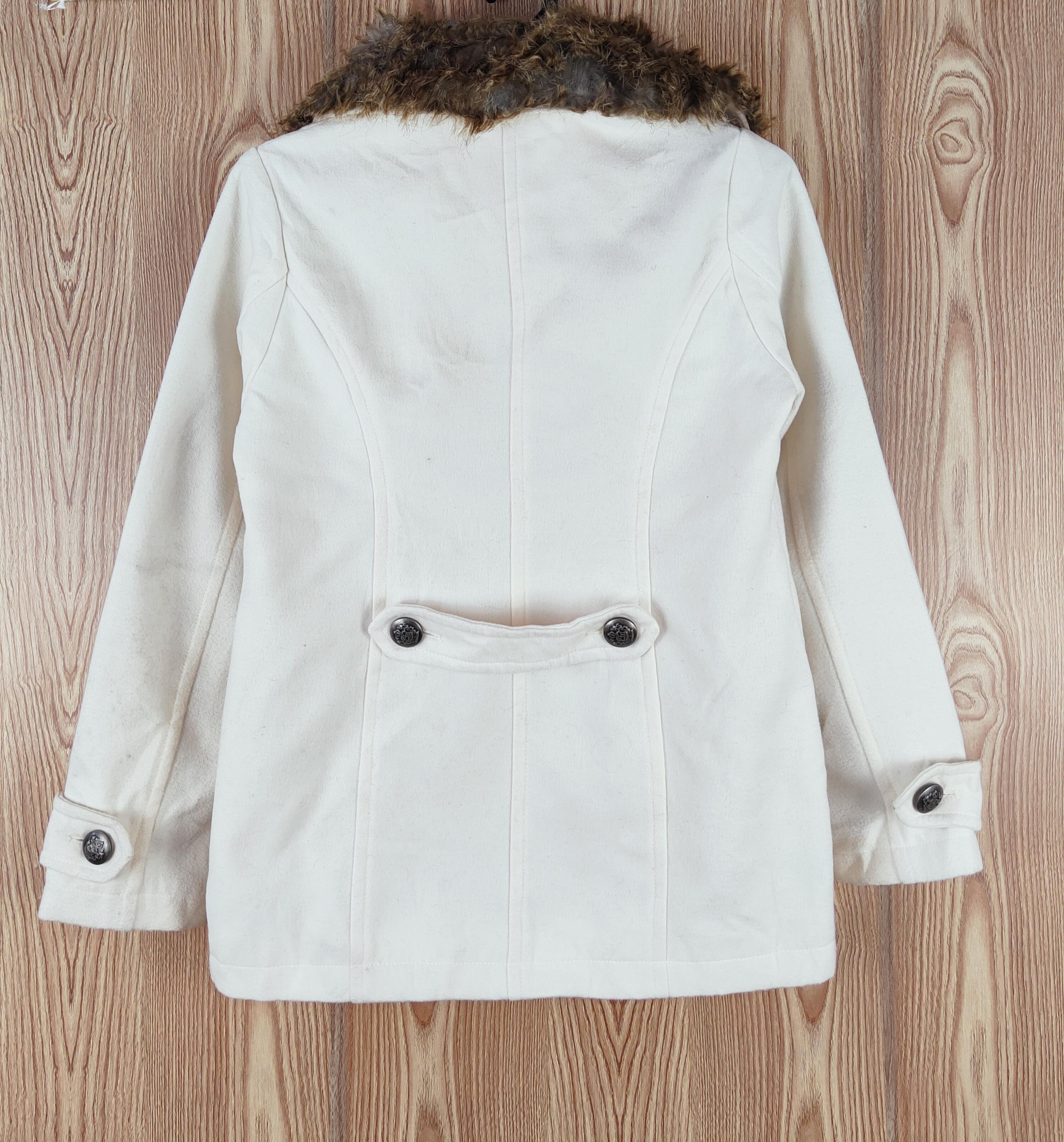 Japanese Brand × Vintage C o.l.z.a Cream Fur Coats Vintage Avant garde fashion Size M / US 6-8 / IT 42-44 - 8 Thumbnail