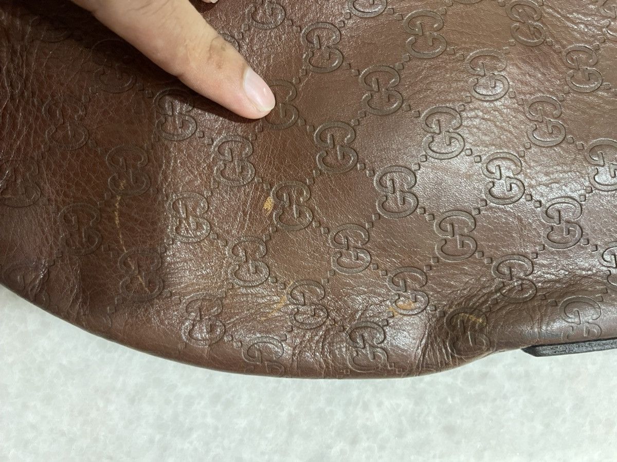 Gucci Vintage Gucci Monogram Leather Shoulder Bag Size ONE SIZE - 12 Thumbnail
