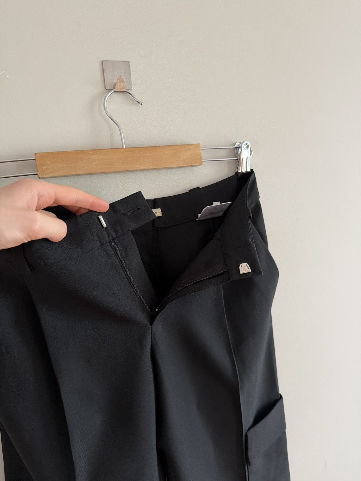 Balenciaga Balenciaga Cargo Trousers Wide Leg Black Size 25" / US 0 / IT 36 - 5 Thumbnail