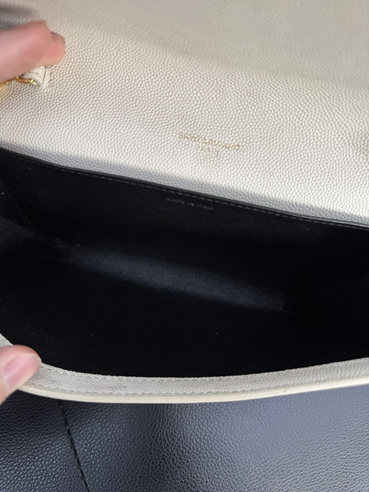 Saint Laurent Paris Saint Laurent Paris Uptown White Chain Bag Women Size ONE SIZE - 17 Thumbnail