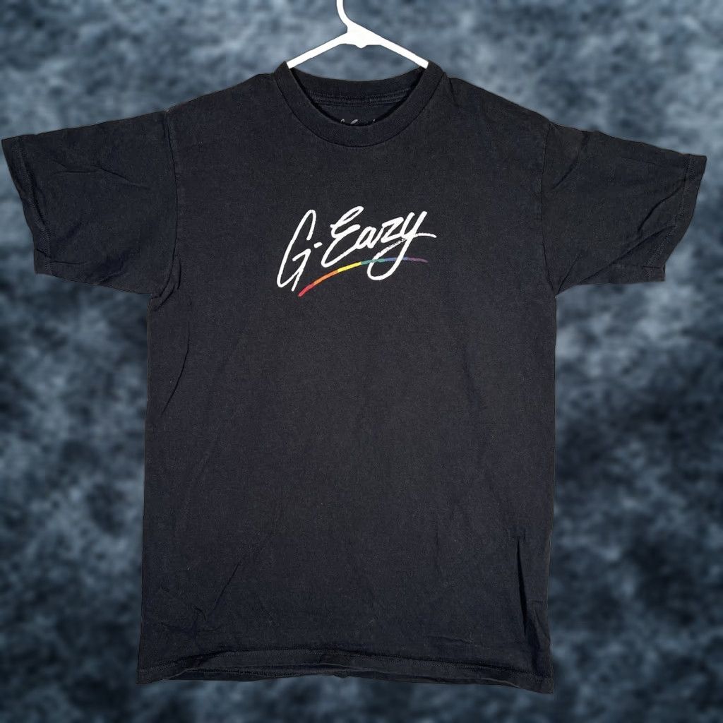 Vintage G Easy Promo Shirt Adult Medium Black Music Mens T-Shirt Short Sleeve Crew Neck Solid Graphic Print Vintage No Size US M / EU 48-50 / 2 - 1 Thumbnail