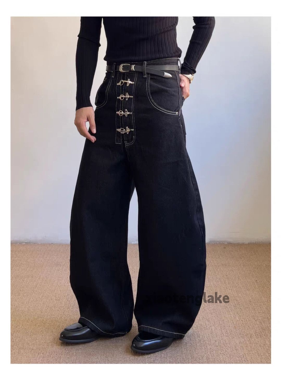 Jean ltx vintage wide Leg flared yuppie cleanfit y2k jeans Size US 26 / EU 42 - 2 Thumbnail