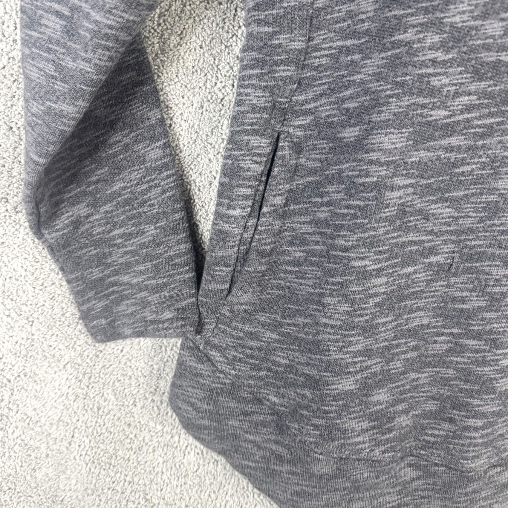 Prana prAna Sweater Tunic Womens M Gray Cowl Neck Long Sleeve Knit Pockets Size M / US 6-8 / IT 42-44 - 2 Thumbnail