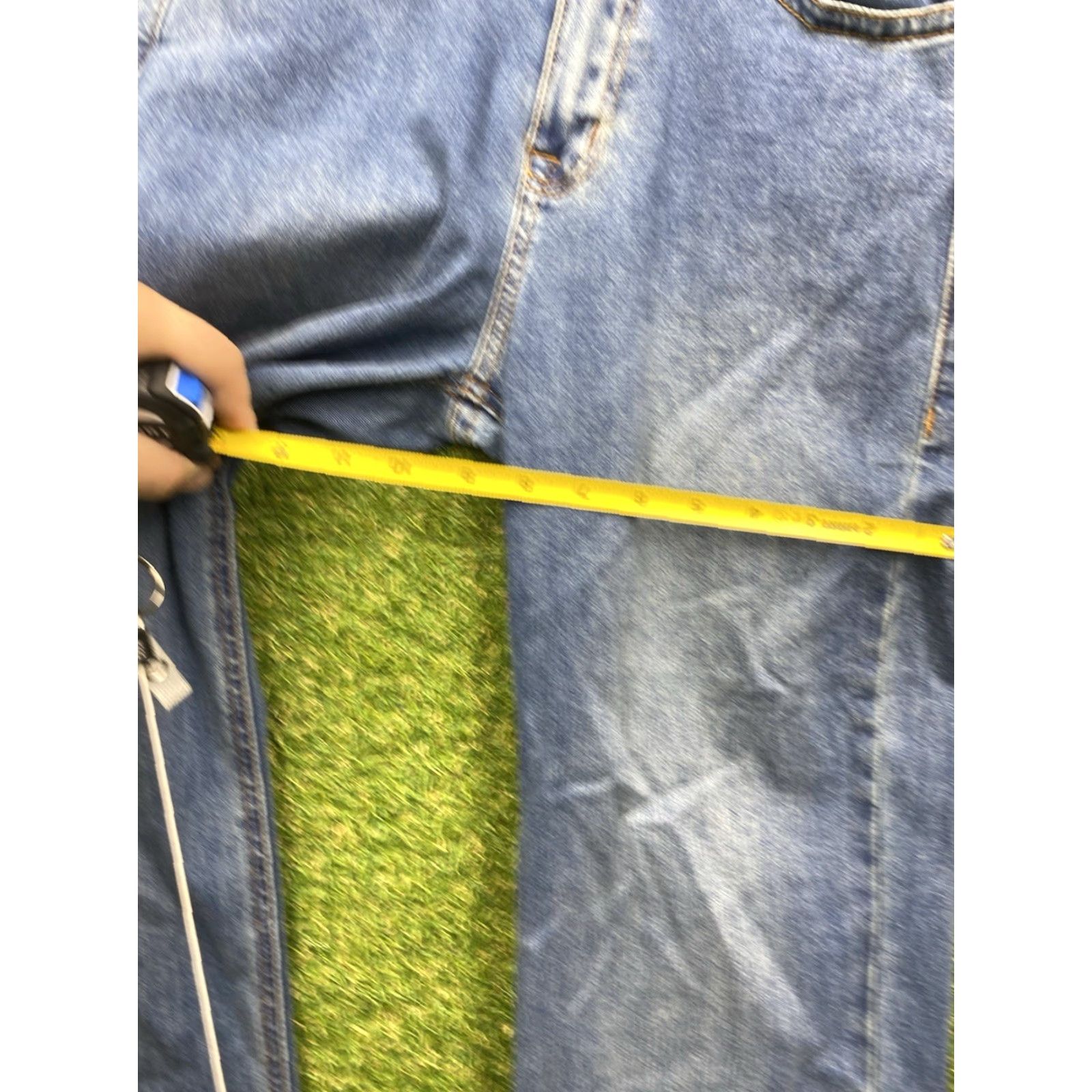 Vintage Rock And Roll Cowgirl Jeans Womens High Rise Flared 26/38 Blue Casual Cotton Denim Rock Size 26" / US 2 / IT 38 - 7 Thumbnail