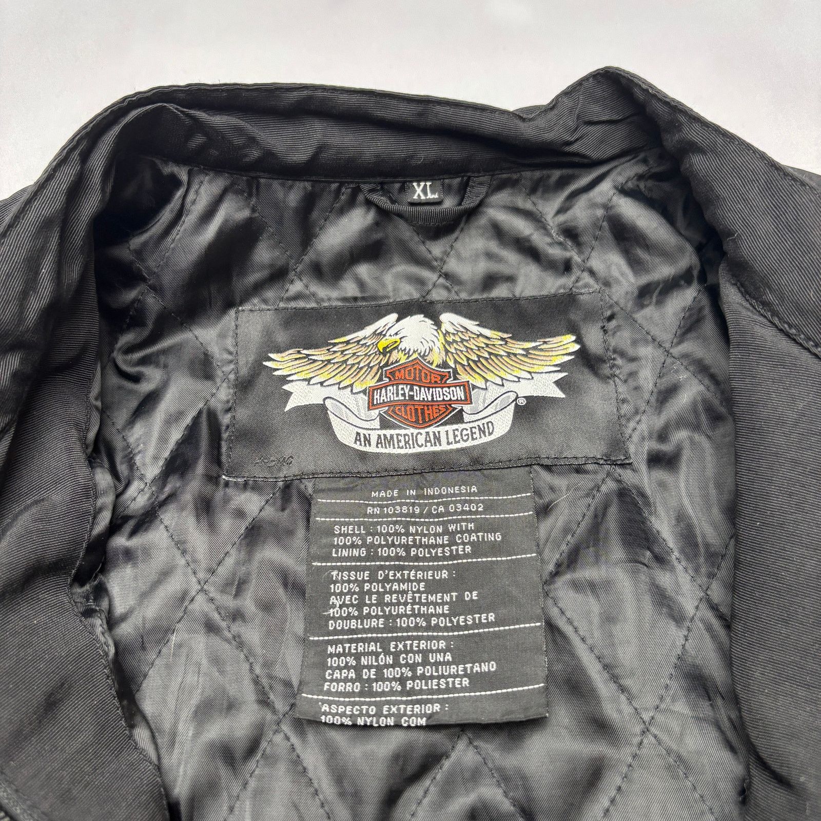 Harley Davidson Harley Davidson Complete Functional Nylon Jacket XL Size US XL / EU 56 / 4 - 4 Thumbnail