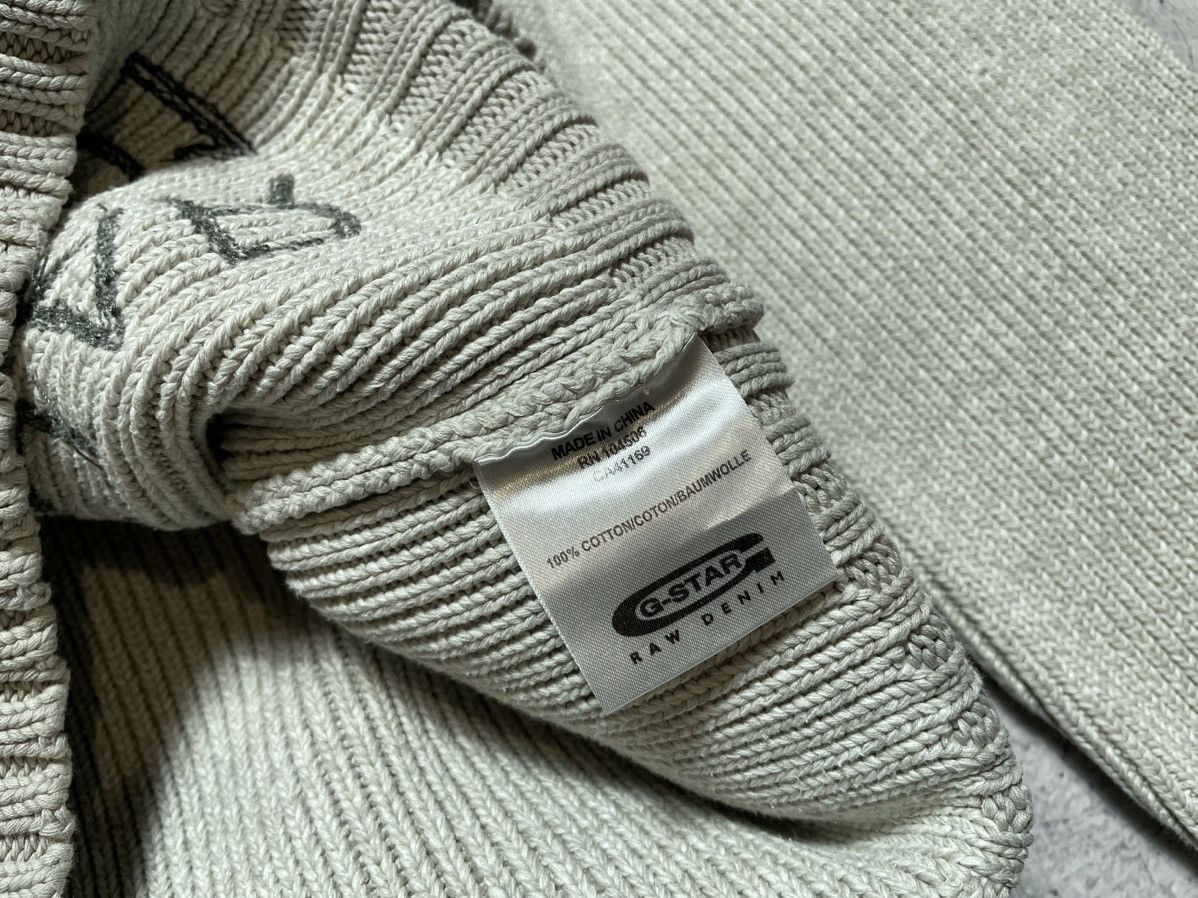 G-Star × Japanese Brand Vintage Avant Garde Knit Sweater G Star Raw Hype V-Neck Size US L / EU 52-54 / 3 - 9 Thumbnail