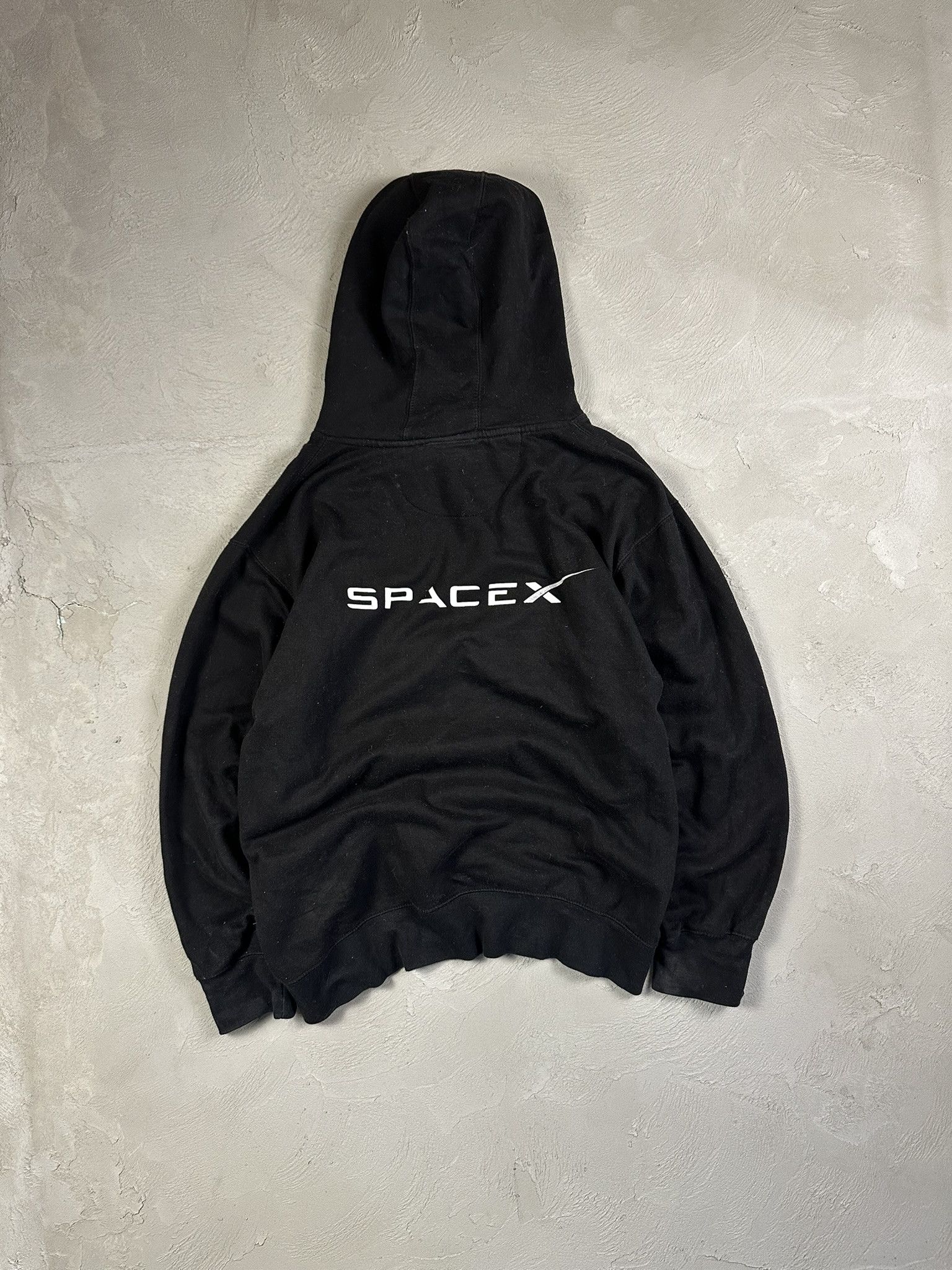 NASA SpaceX Spellout Boxy Oversized Hoodie Size US L / EU 52-54 / 3 - 1 Thumbnail