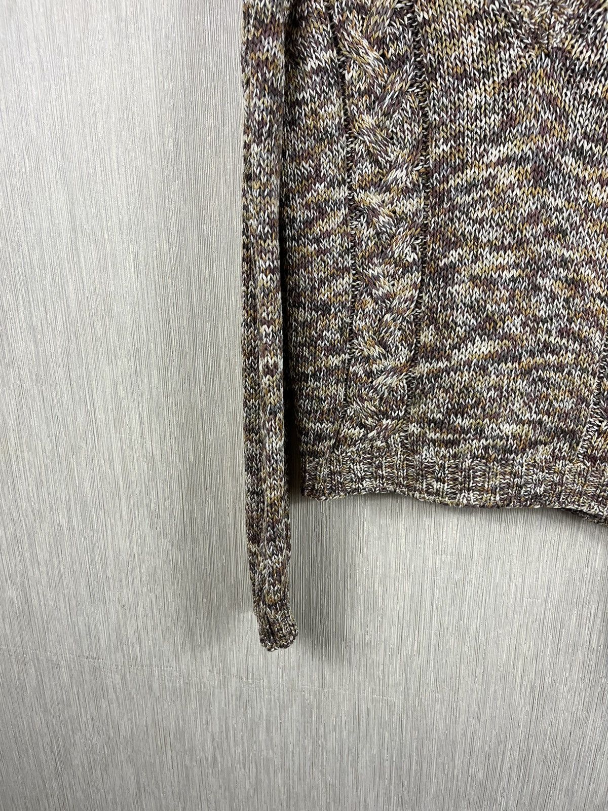 Designer × Max Mara × Weekend Max Mara Max Mara Weekend knitted sweater v-neck cozy patterned Size M / US 6-8 / IT 42-44 - 7 Thumbnail