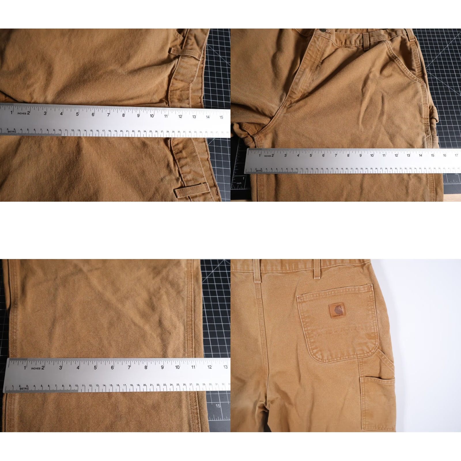 Carhartt VTG Carhartt Canvas Pants Men 38 x 29 Carpenter Workwear Brown 5-Pocket Regular Straight Vintage Mens Size US 38 / EU 54 - 8 Thumbnail