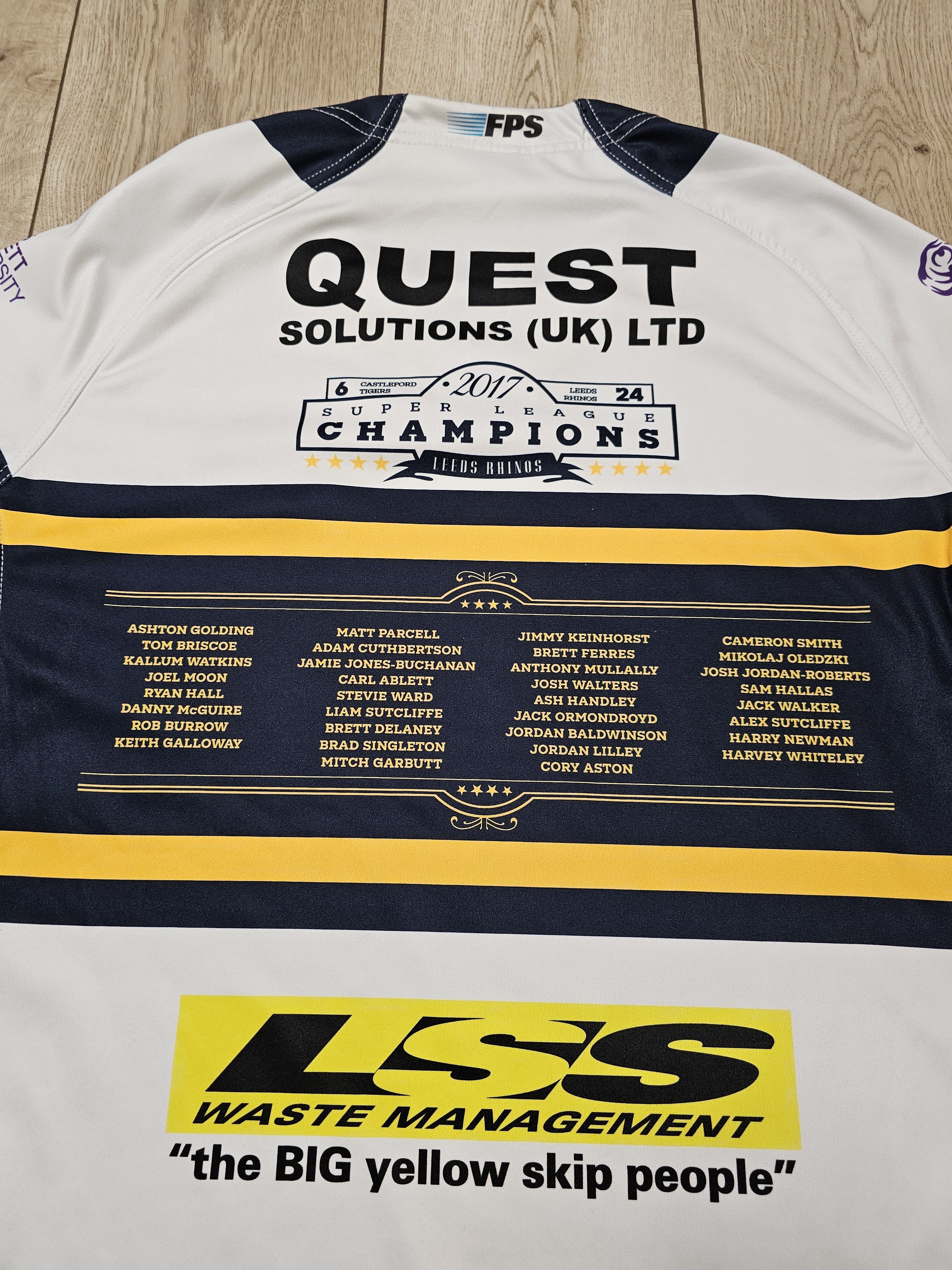 Other LEEDS RHINOS RUGBY JERSEY 2017 GRAND FINAL ENGLAND RUGBY Size US XL / EU 56 / 4 - 6 Thumbnail