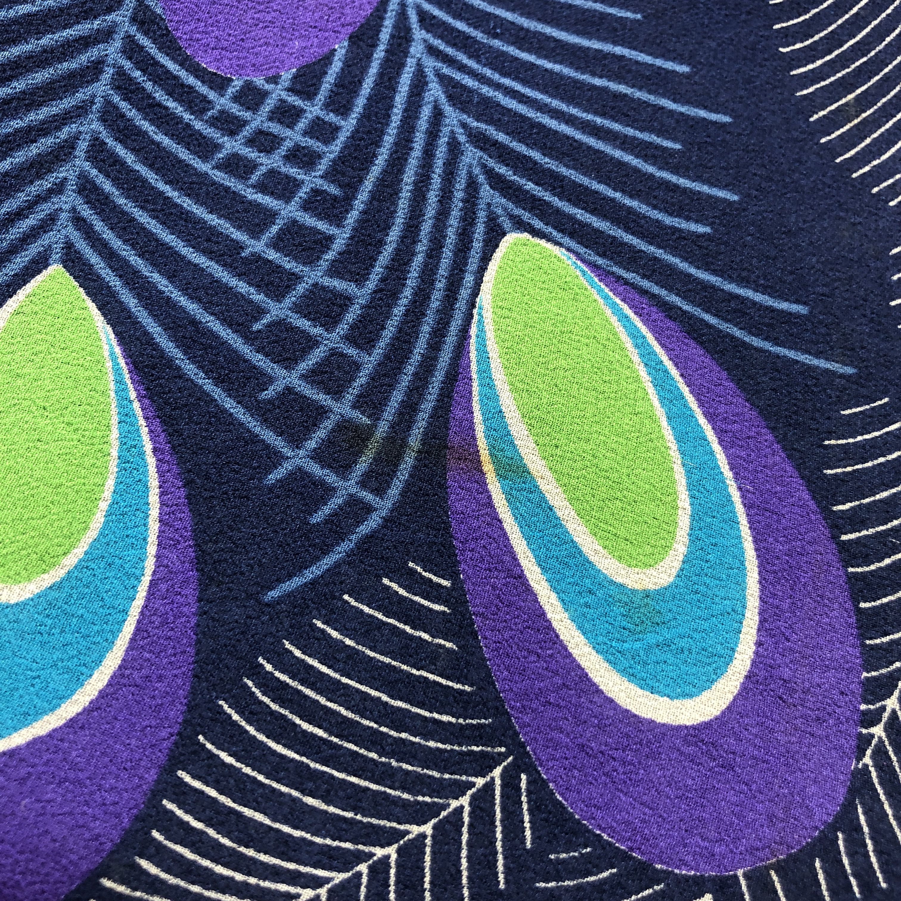 Hanae Mori Vintage Hanae Mori Luxury Silk Scarf M1187 Size ONE SIZE - 7 Thumbnail