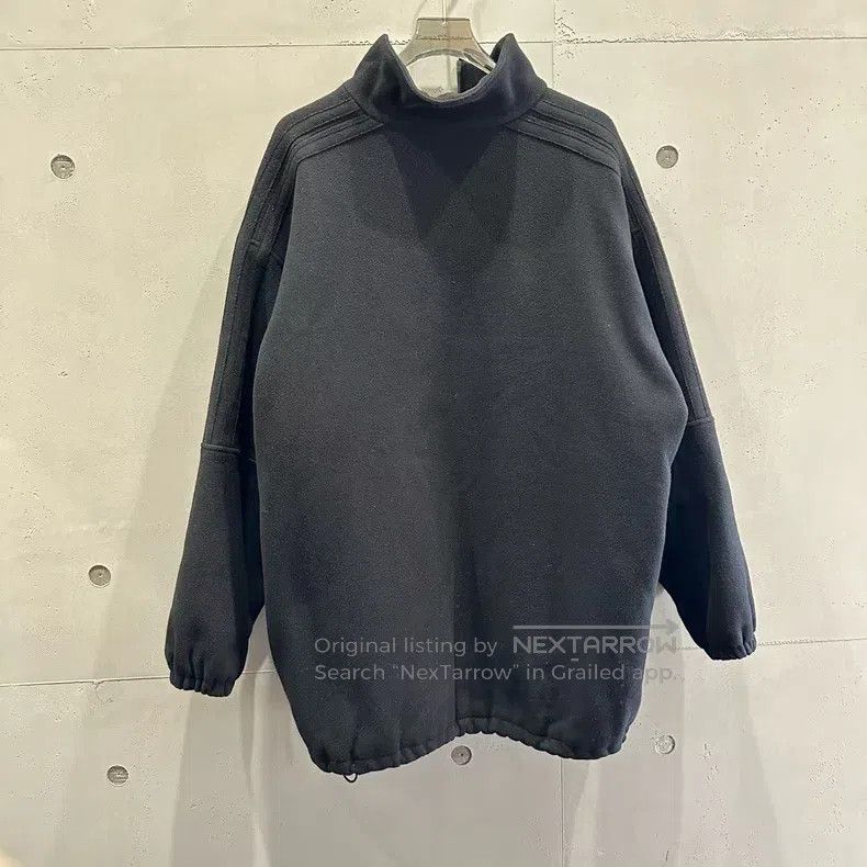 Balenciaga Balenciaga Black Fleece Cotton Padded Jacket Size US M / EU 48-50 / 2 - 2 Thumbnail