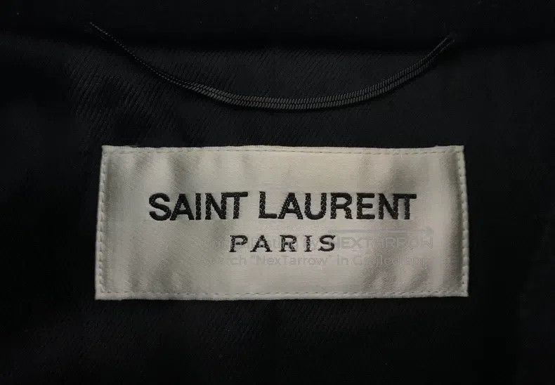 Saint Laurent Paris Saint Laurent Paris Black Lamb Leather Chesterfield Coat Size US S / EU 44-46 / 1 - 3 Thumbnail