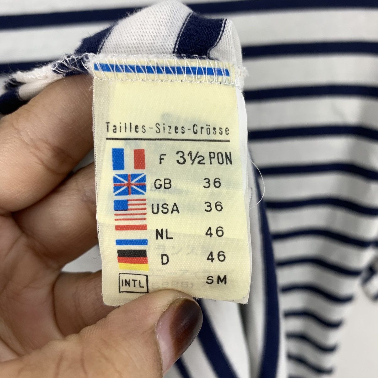 Saint James SAINT JAMES Depuis 1889 France Stripes Short Sleeve Tshirt Size US S / EU 44-46 / 1 - 7 Thumbnail
