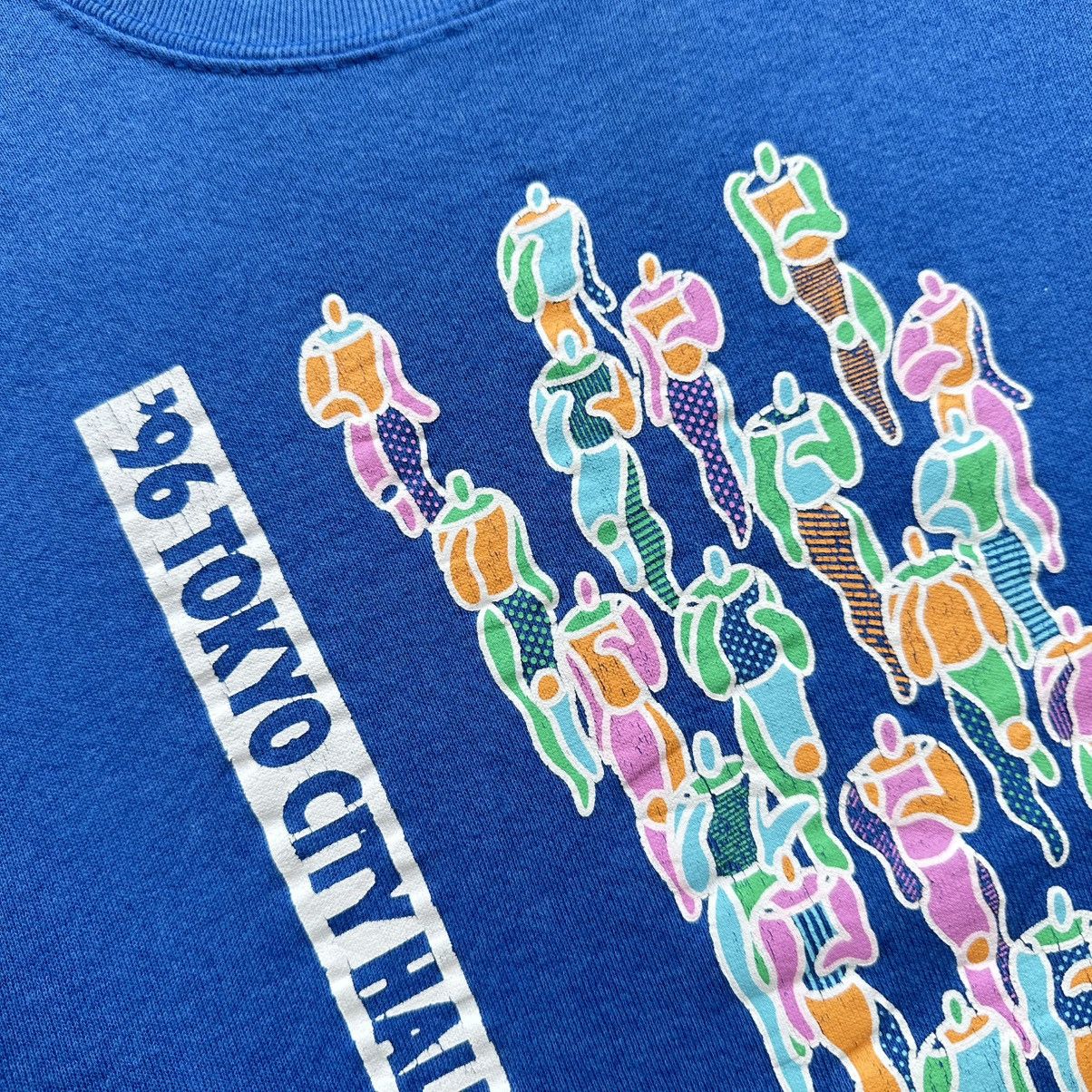 Japanese Brand VINTAGE 96 TOKYO CITY HALF MARATHON VERY RARE Size US M / EU 48-50 / 2 - 5 Thumbnail