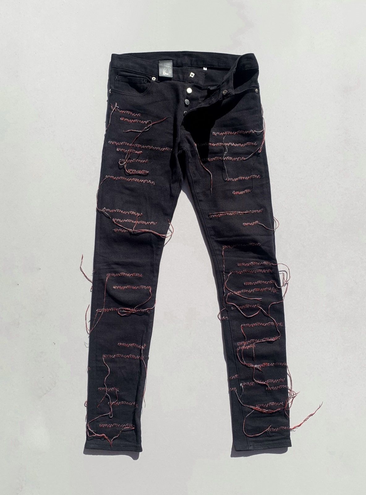 y**様 arv 2005aw dior homme Black denim p Dior Homme AW07 Navigate Reconstructed Patchwork Denim