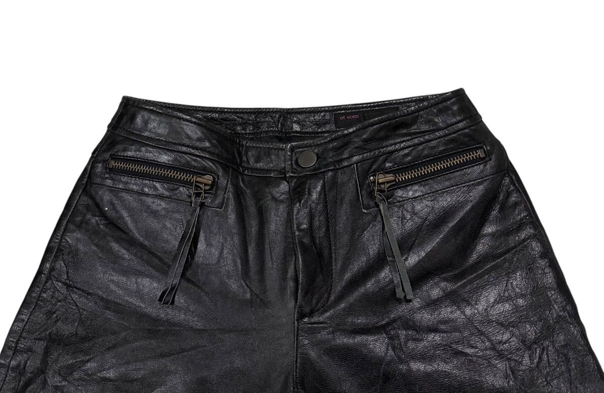 Hysteric Glamour × Le Grande Bleu (L.G.B.) × Leather Vintage Et Vous Bootcut Seditionaries Sheepskin Leather Pant Size 27" / US 4 / IT 40 - 6 Thumbnail