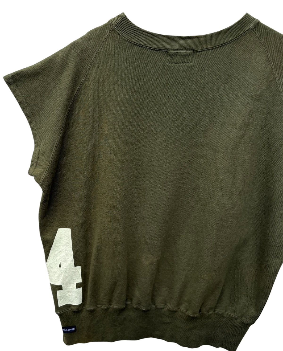Japanese Brand Acoustic Japan Sleeveless Machine Gun Logo Faded Sweatshirt Size US L / EU 52-54 / 3 - 12 Thumbnail